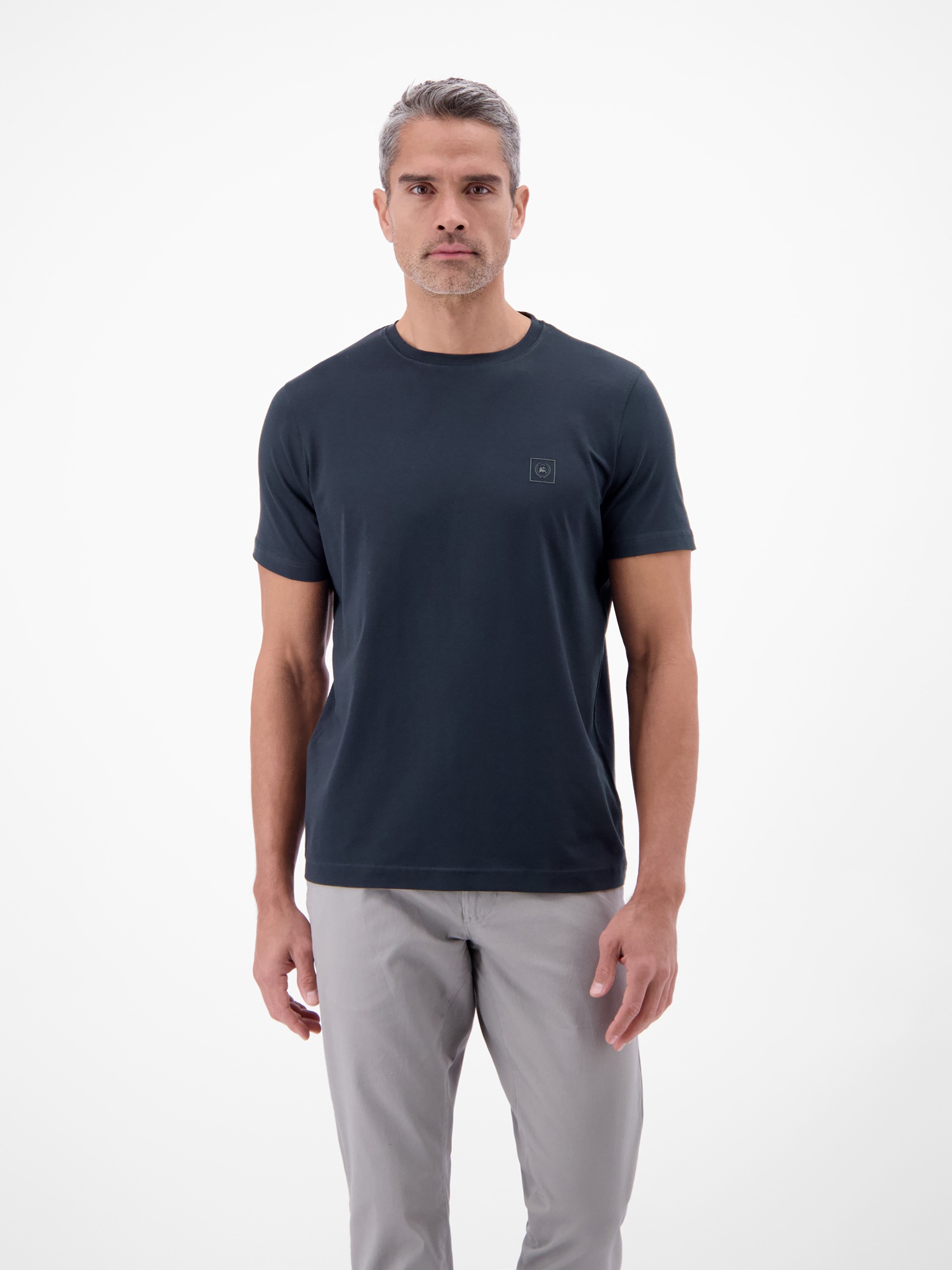 LERROS T-Shirt "Basic T-Shirt mit LERROS Logo-Print" günstig online kaufen
