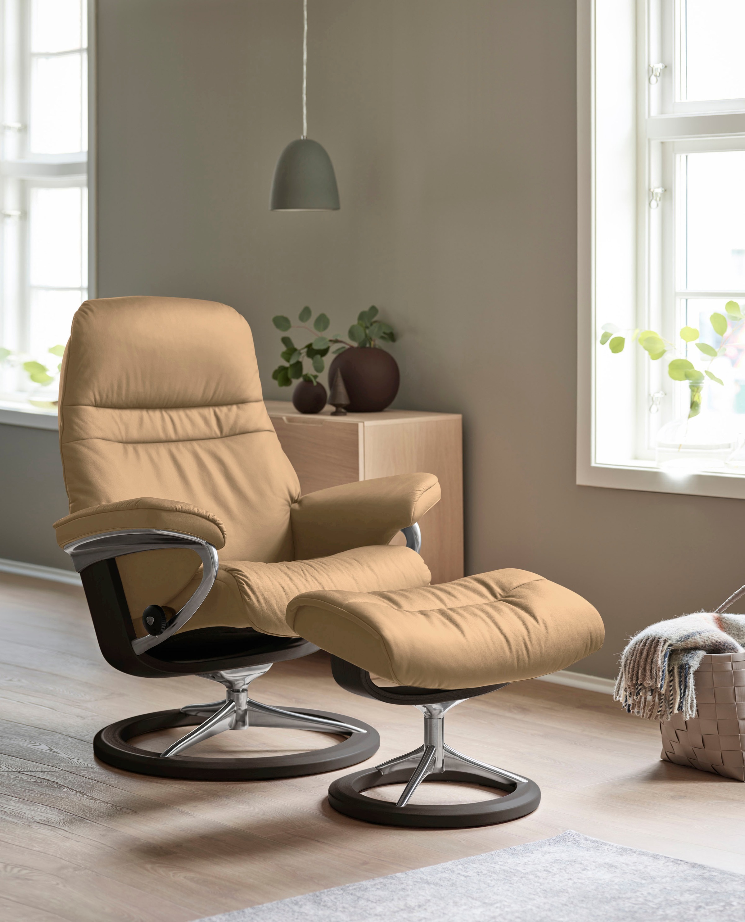 Stressless® Fußhocker »Sunrise«, mit Signature Base, Gestell Wenge