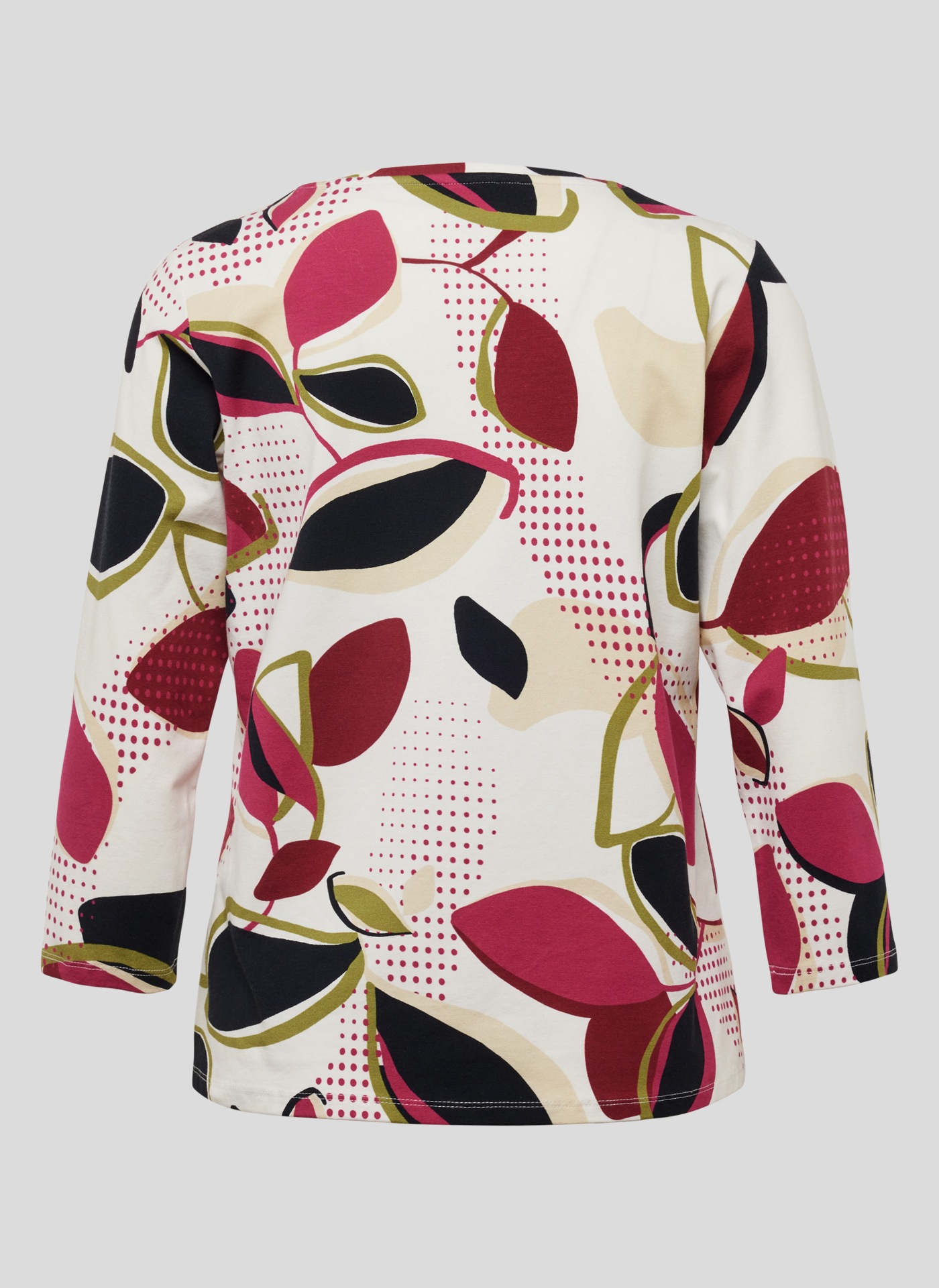 Rabe Print-Shirt »RABE Shirt mit 3/4-Arm floralem Muster und Glitzerakzenten«