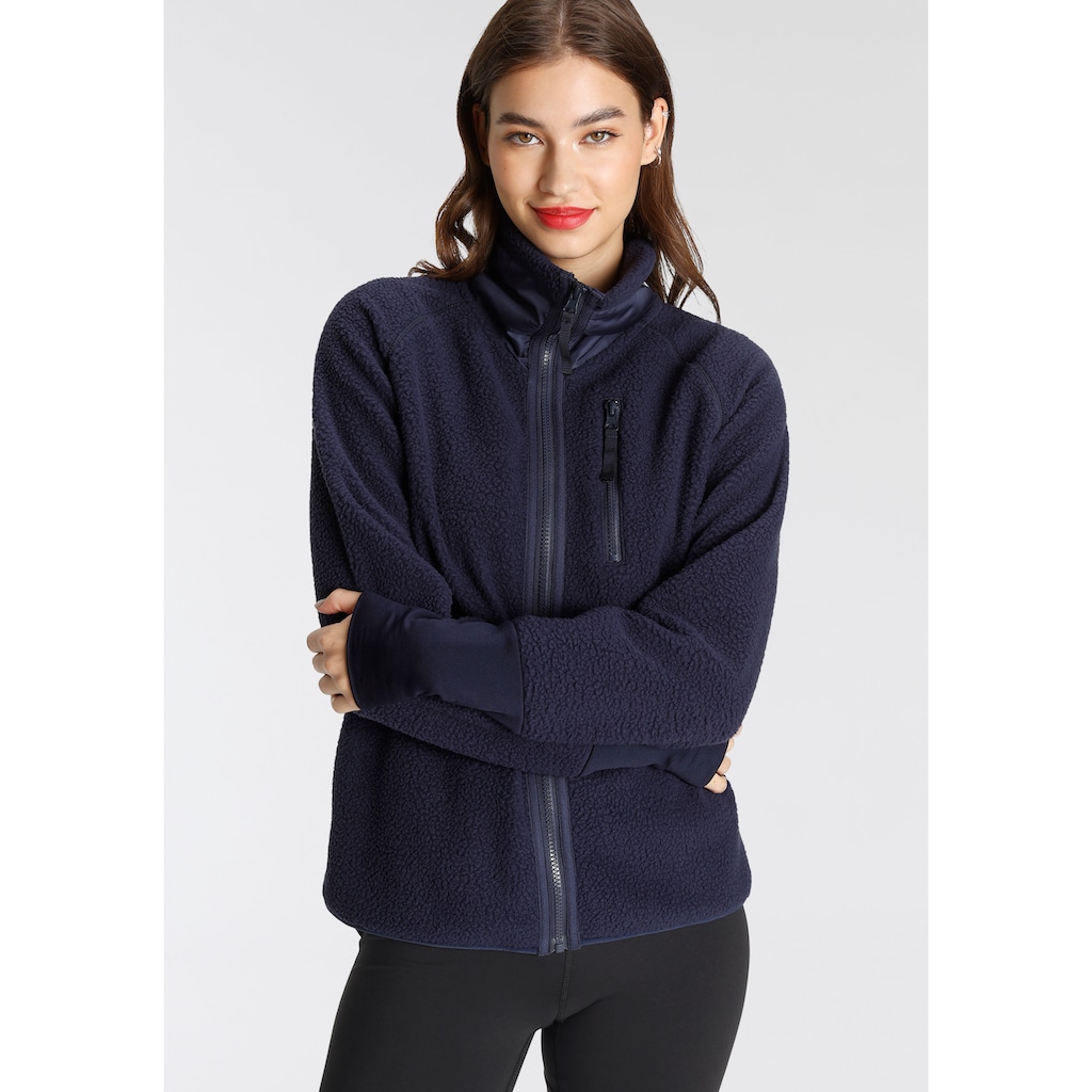 FAYN SPORTS Fleecejacke, aus Sherpa Fleece