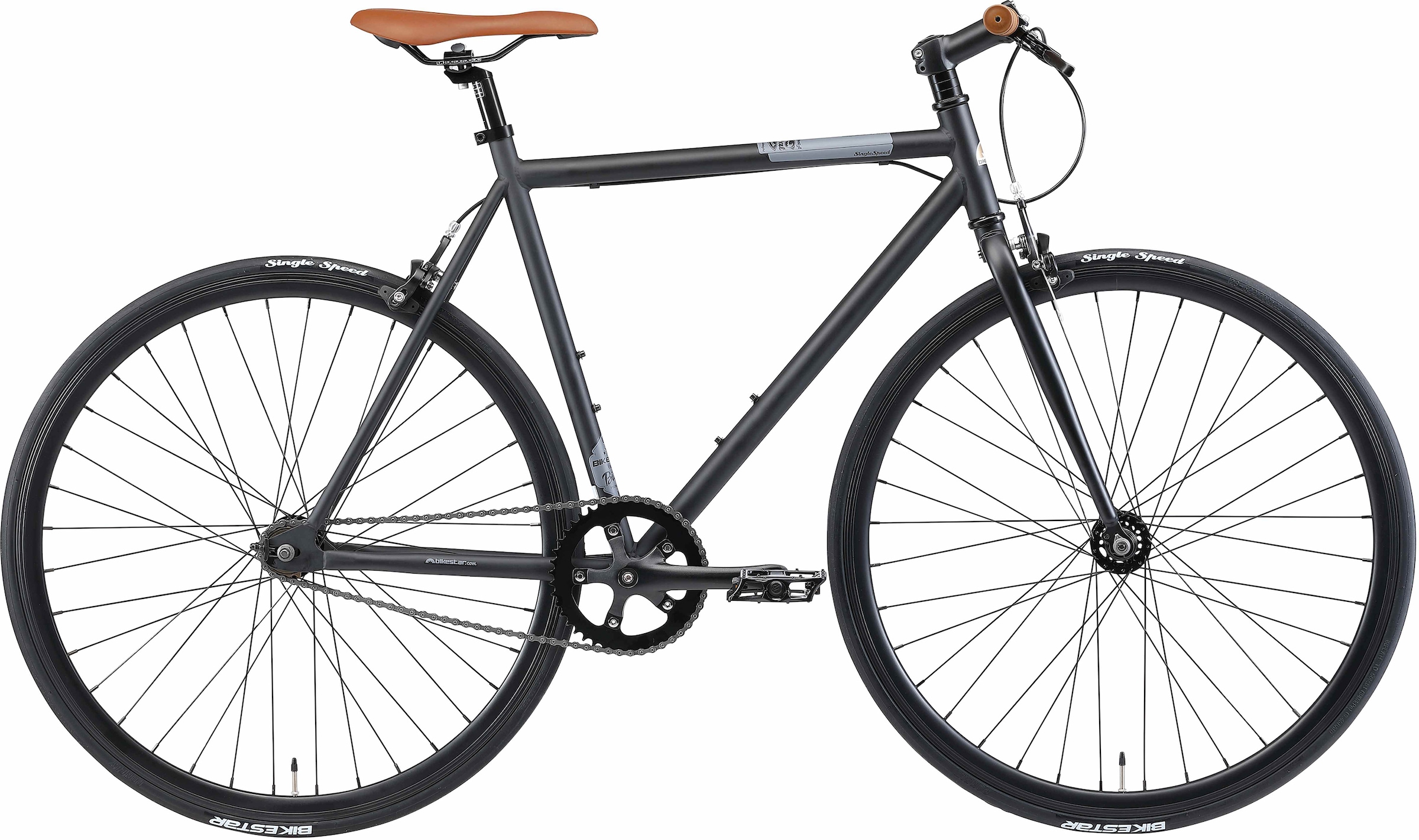 Bikestar Singlespeed, 1 Gang, Shimano, für Damen und Herren