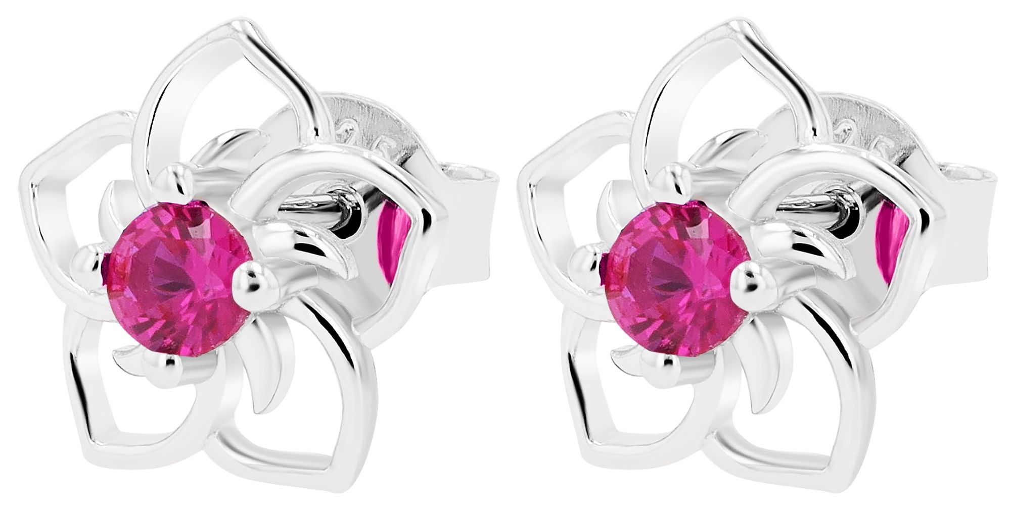 Adelia´s Paar Ohrhänger "Ohrringe – Ohrstecker aus 925 Silber mit Zirkonia" Zum Verschenken – ideal zum Weihnachten