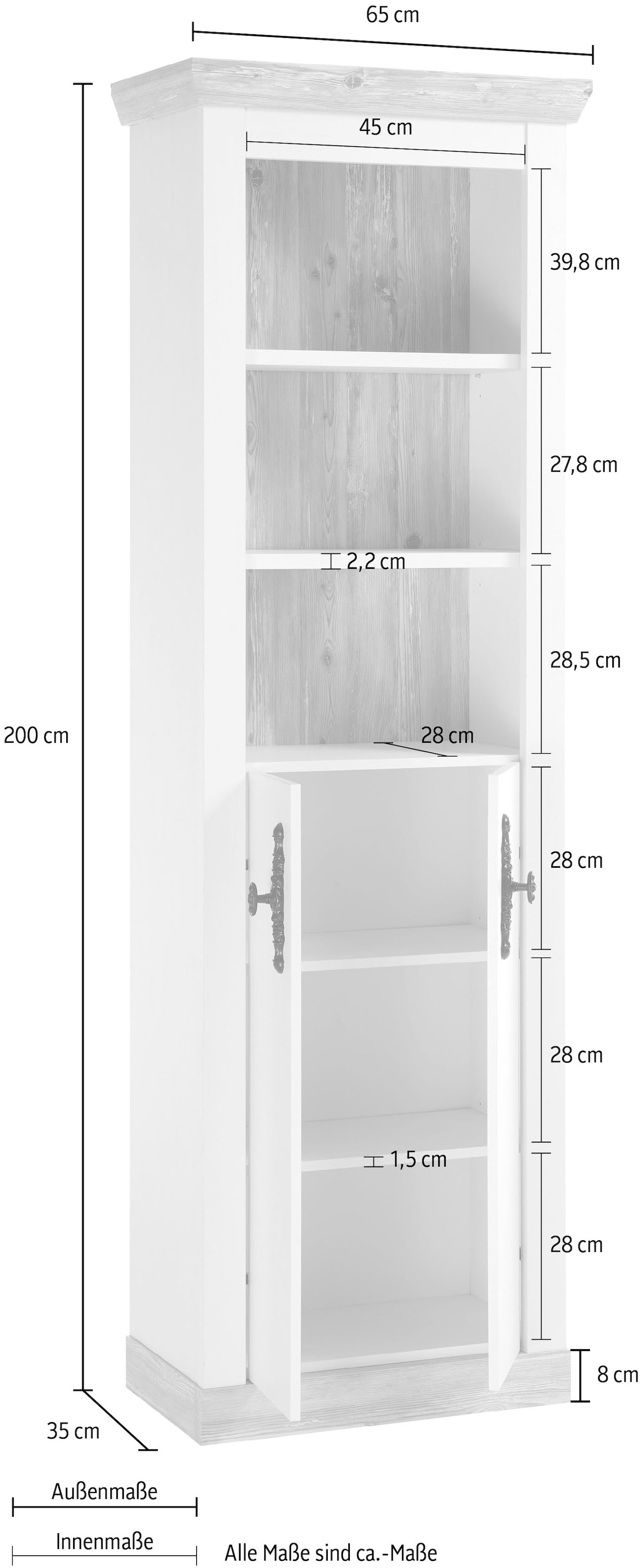 Home affaire Hochschrank »Florenz«