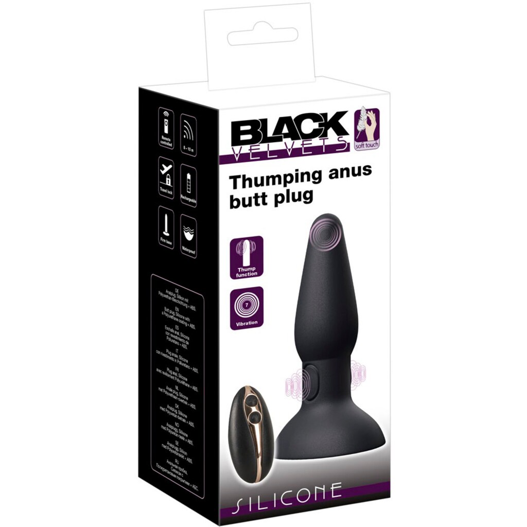 BLACK VELVETS Analplug