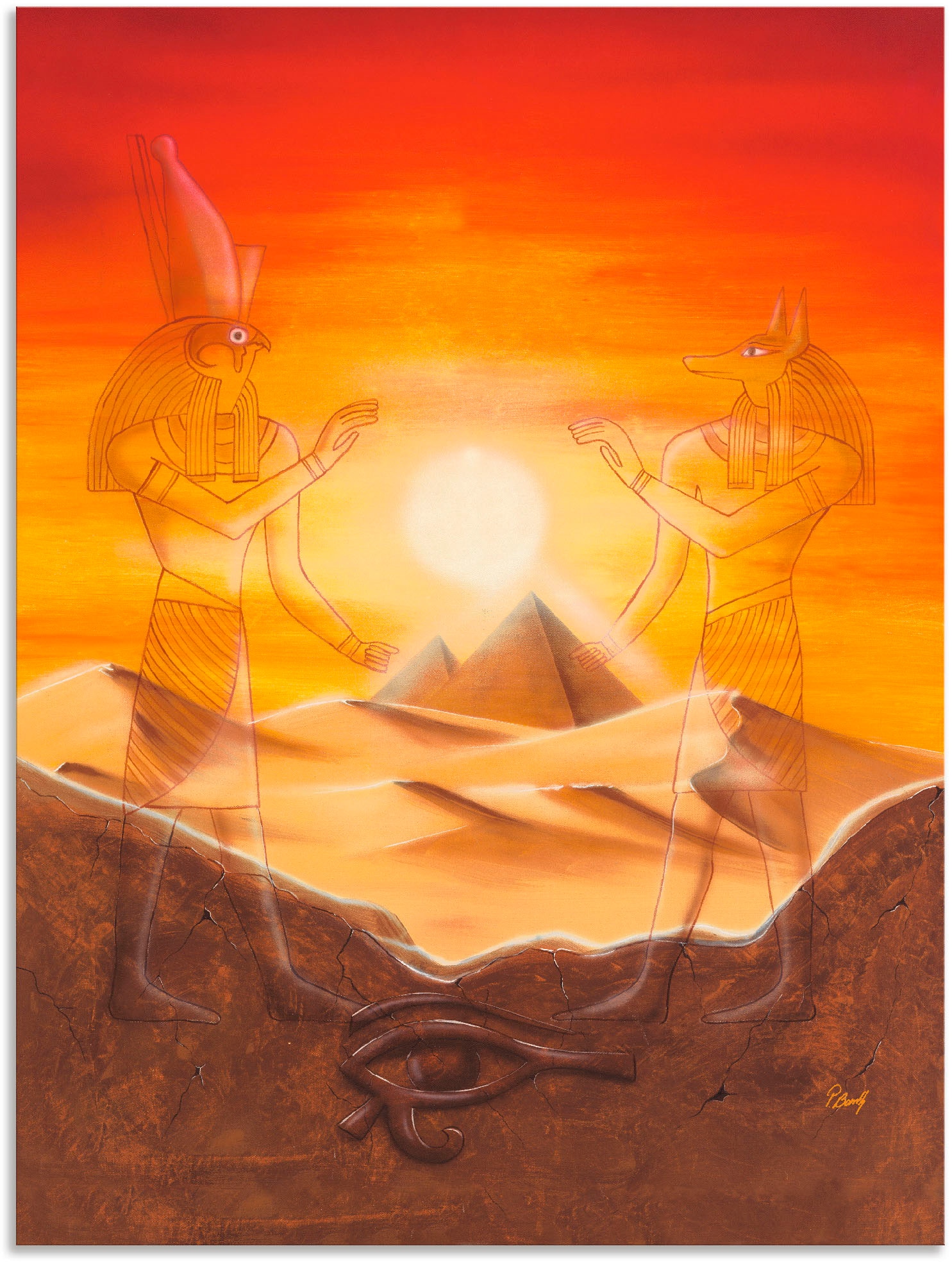 Artland Wandbild »Ägypten«, Afrika, (1 St.), als Alubild, Outdoorbild, Leinwandbild, Poster, Wandaufkleber