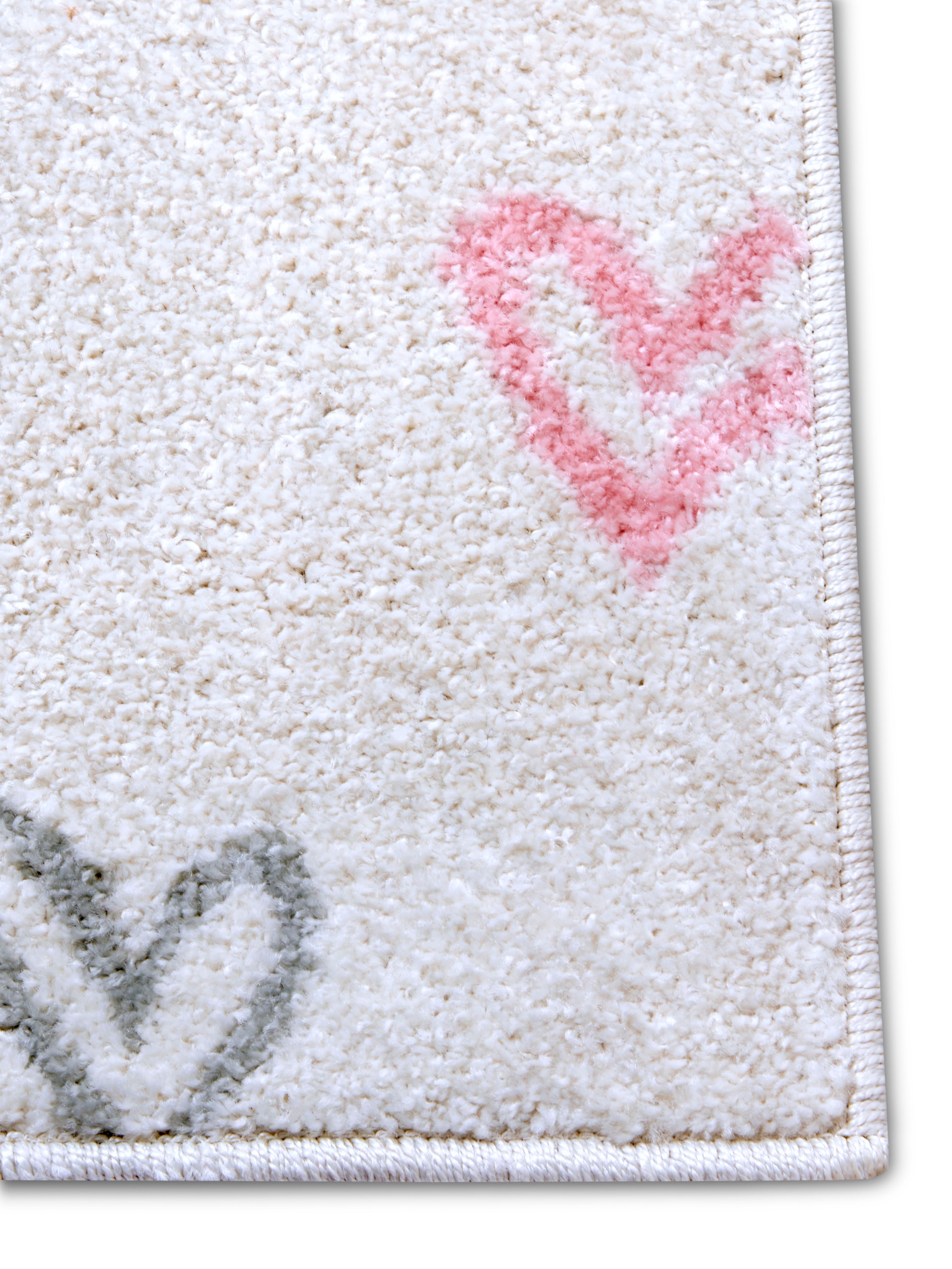 HANSE Home Kinderteppich »Adventures Hearts«, rechteckig, 7 mm Höhe, Spielteppich, fest, Kinderzimmer, Kurzflor, Spielunterlage