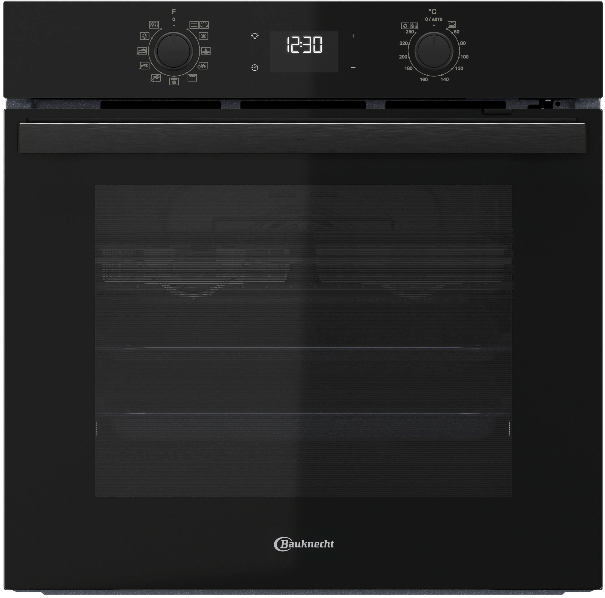 BAUKNECHT Einbaubackofen "BBA285PU1ZK" mit 1-fach-Teleskopauszug mit Pyroly günstig online kaufen