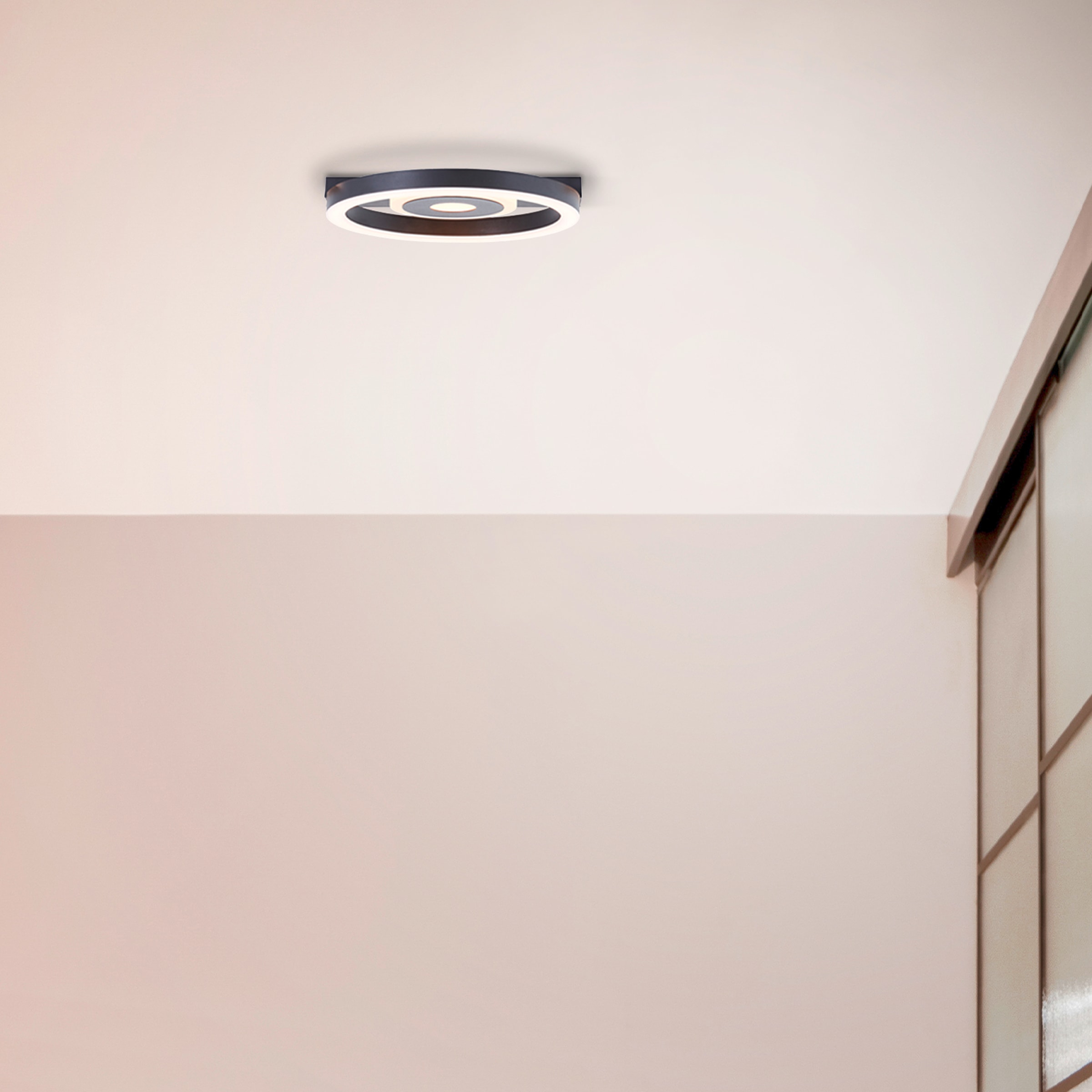 BreLight LED Deckenleuchte »Maureen«, 3001 K warmweiß, Metall, schwarz