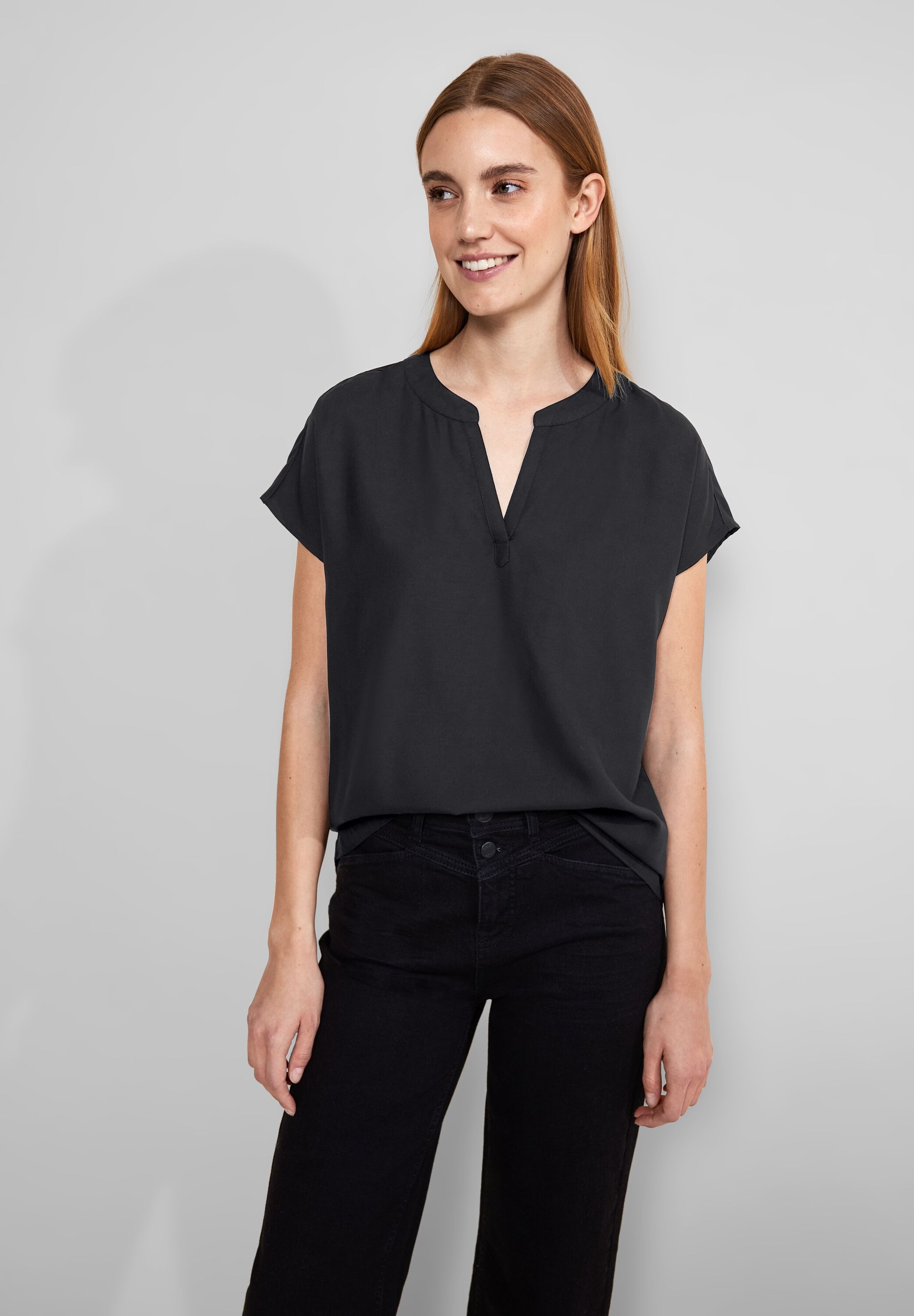 STREET ONE Shirtbluse aus softer Viskose günstig online kaufen