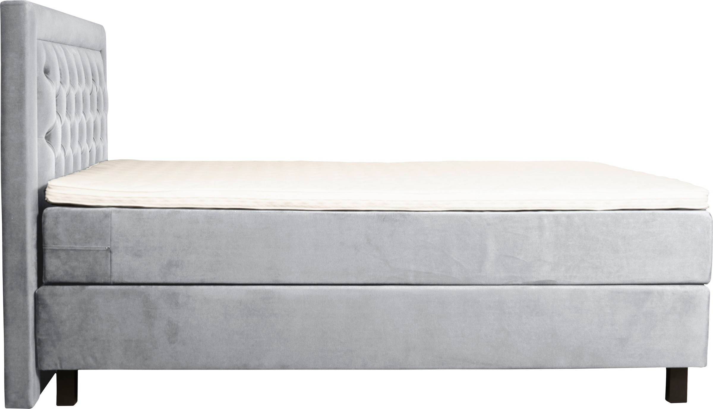 Leonique Boxspringbett »Jeanne«, inkl. Topper mit Taschen-Federkernmatratze