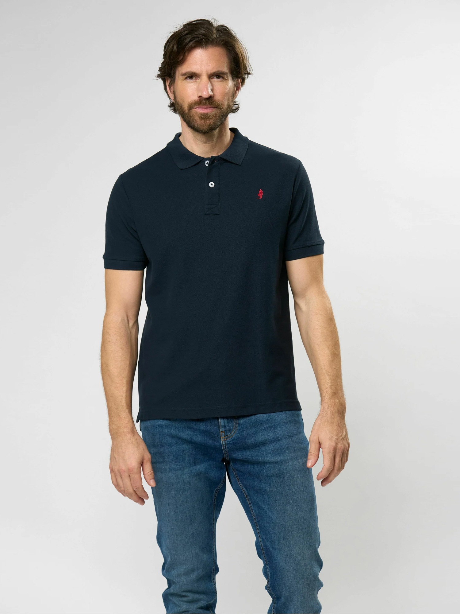 MCS MCHarry 2-Pack Polo Shirt Dark Sapphire-Bronze Green Cotton Size S 4