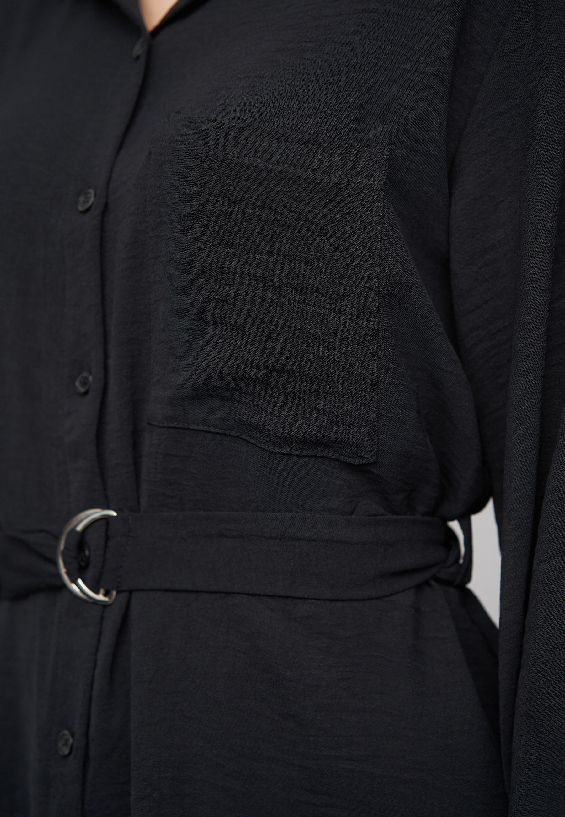 CLOUD 5IVE A-Linien-Kleid »CLOUD 5IVE Longsleeve Dress with tie-belt« 1 tlg.