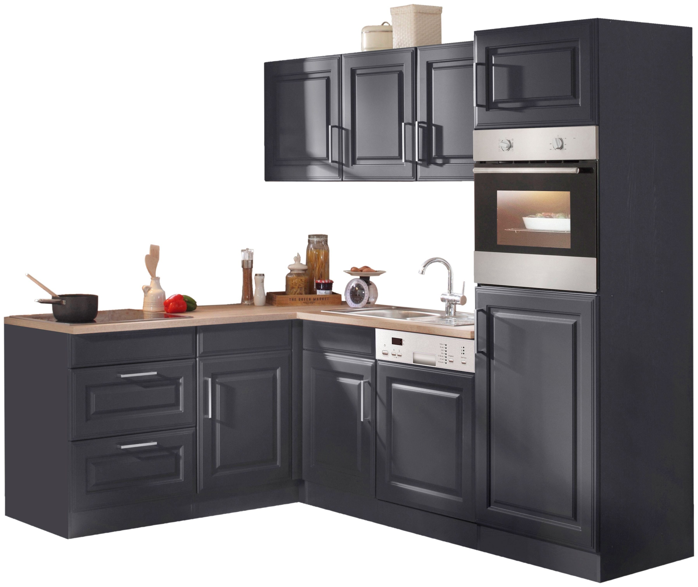 KOCHSTATION "KS-Stockholm" Stellbreite 230/170 cm, mit hochwertigen MDF Fro günstig online kaufen