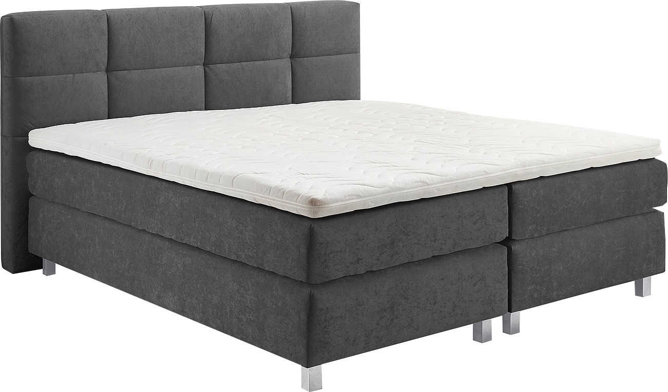 Westfalia Schlafkomfort Boxspringbett wahlweise mit Kaltschaum-Topper günstig online kaufen