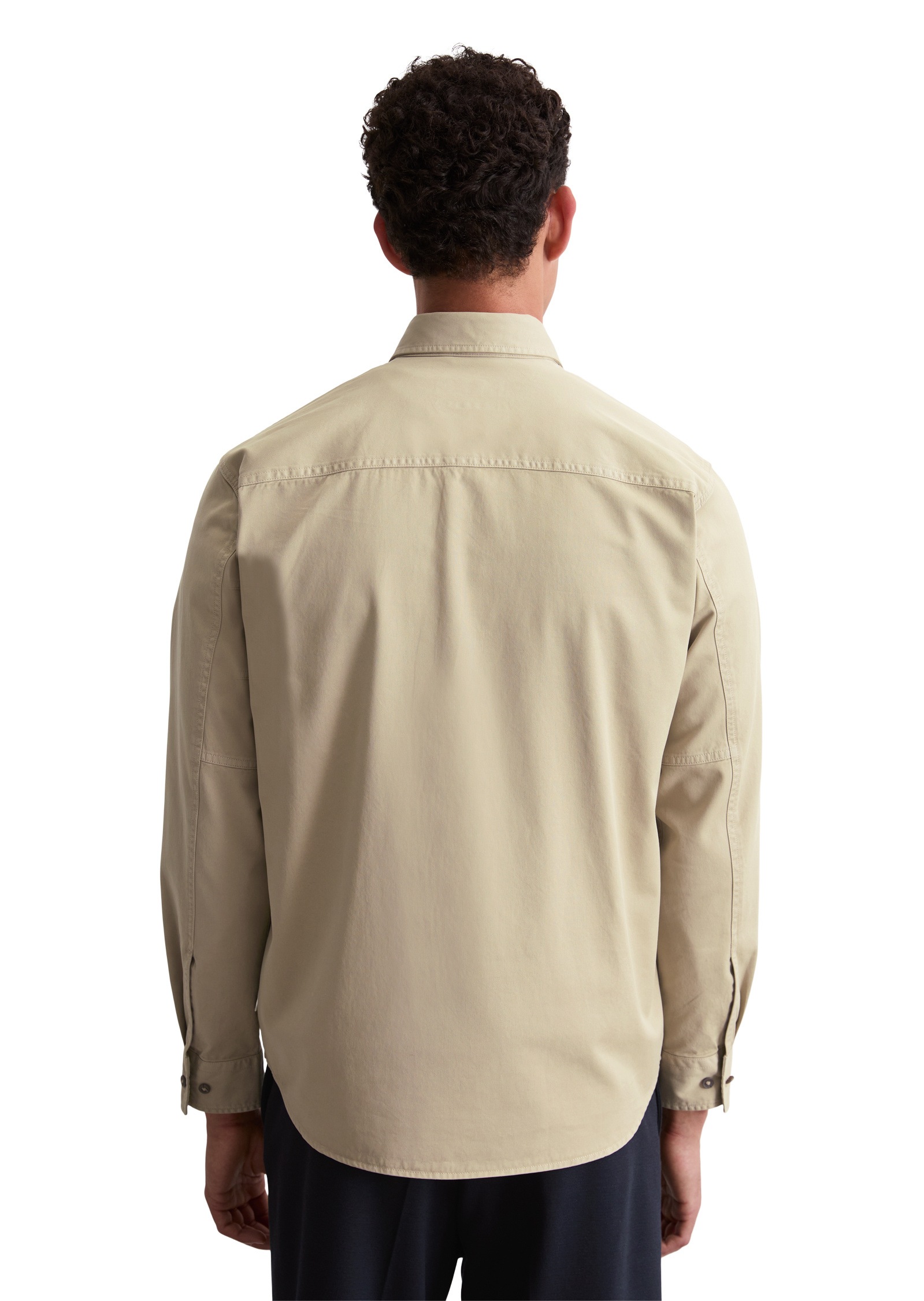 Thumbnail - Marc OPolo Langarmhemd "aus softem Bio-Baumwoll-Twill"