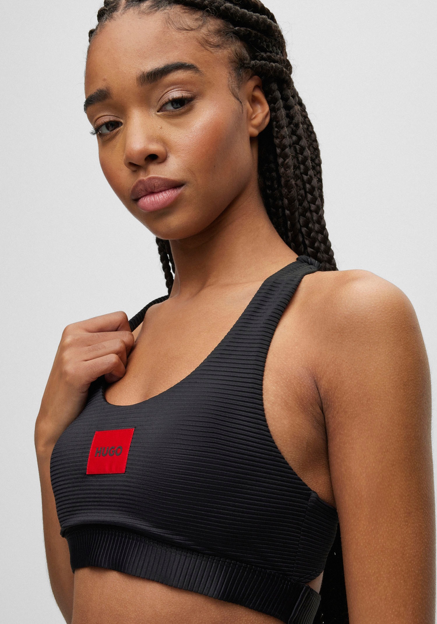 HUGO Bustier-Bikini-Top mit Racerback