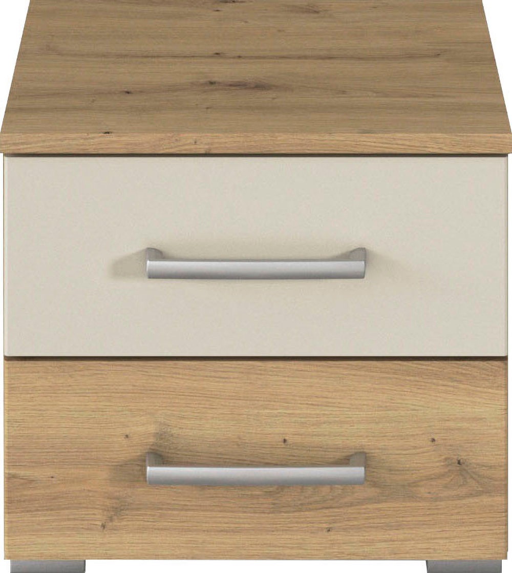 rauch Nachtkommode »Nachttisch Nachtkonsole Beistelltisch Kommode Sideboard BURANO«, mit farblich abgesetzter Schublade MADE IN GERMANY