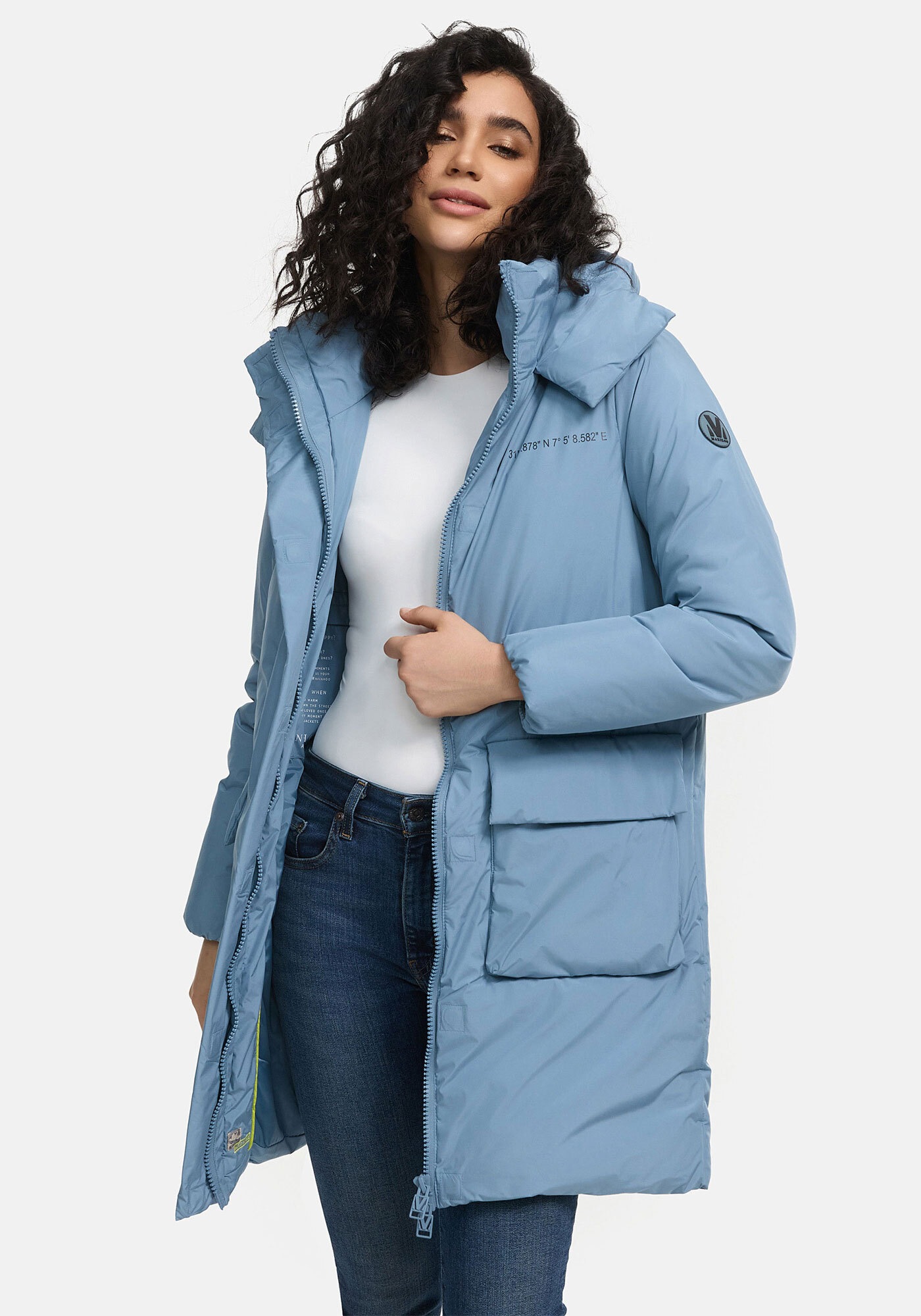 Marikoo Winterjacke »Nanami« mit großer Kapuze