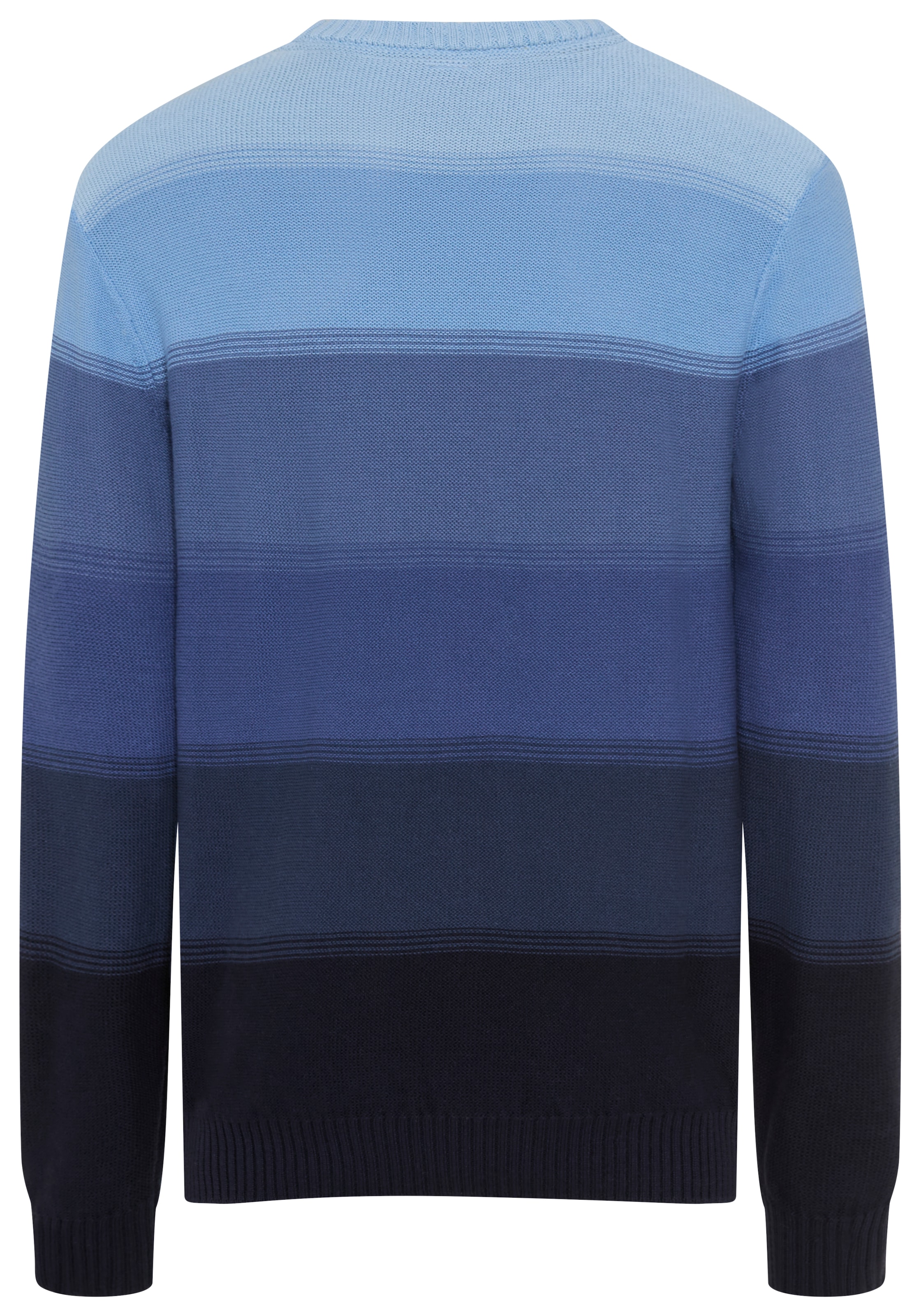KangaROOS Strickpullover mit Rundhalsausschnitt, Regular Fit, aus Baumwolle, Langarm