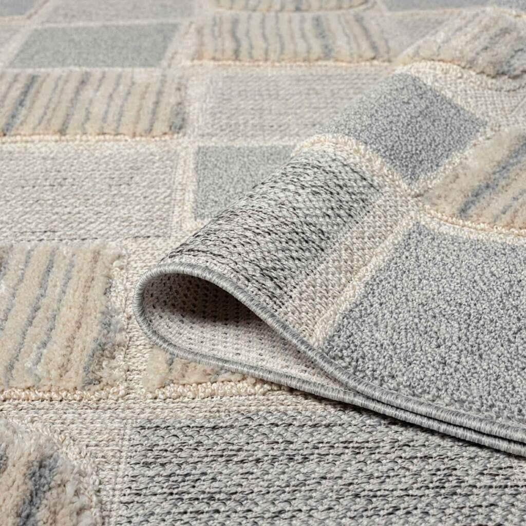 Carpet City Teppich »VALENCIA 950«, rechteckig, Boho-Stil, Hochtief-Muster/ 3D-Effekt, mit Fransen