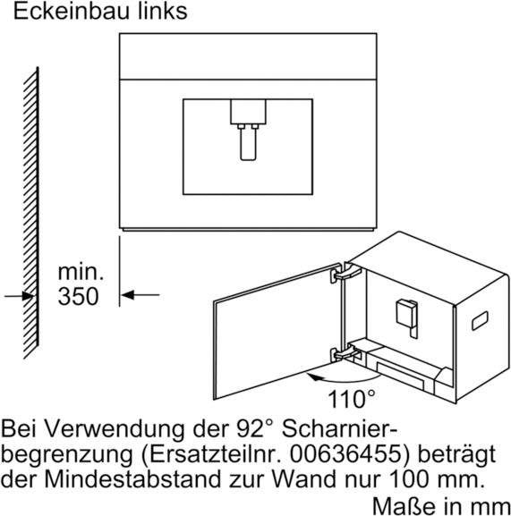 SIEMENS Einbau-Kaffeevollautomat »CT636LES6«