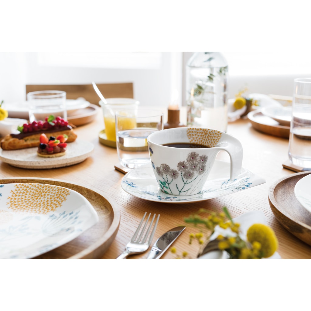 Villeroy & Boch Untertasse »Frühstücksuntertasse Flow 21 x 18 cm weiß«