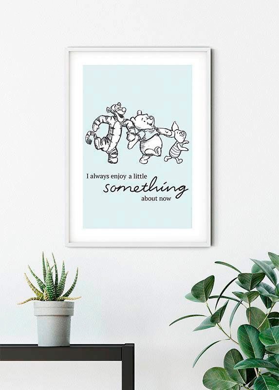 Komar Bild »Winnie the Pooh Little Something«, Disney, (1 St.), Wandbild zur Dekoration im Kinderzimmer - ohne Rahmen