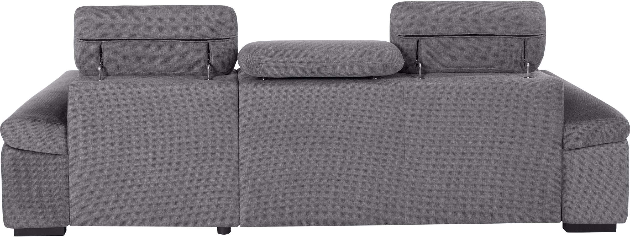 COTTA Ecksofa »Lola L-Form«, (Set, mit Hocker), mit Hocker & Kopfteilfunktion, wahlw. Bett- und Armteilfunktion