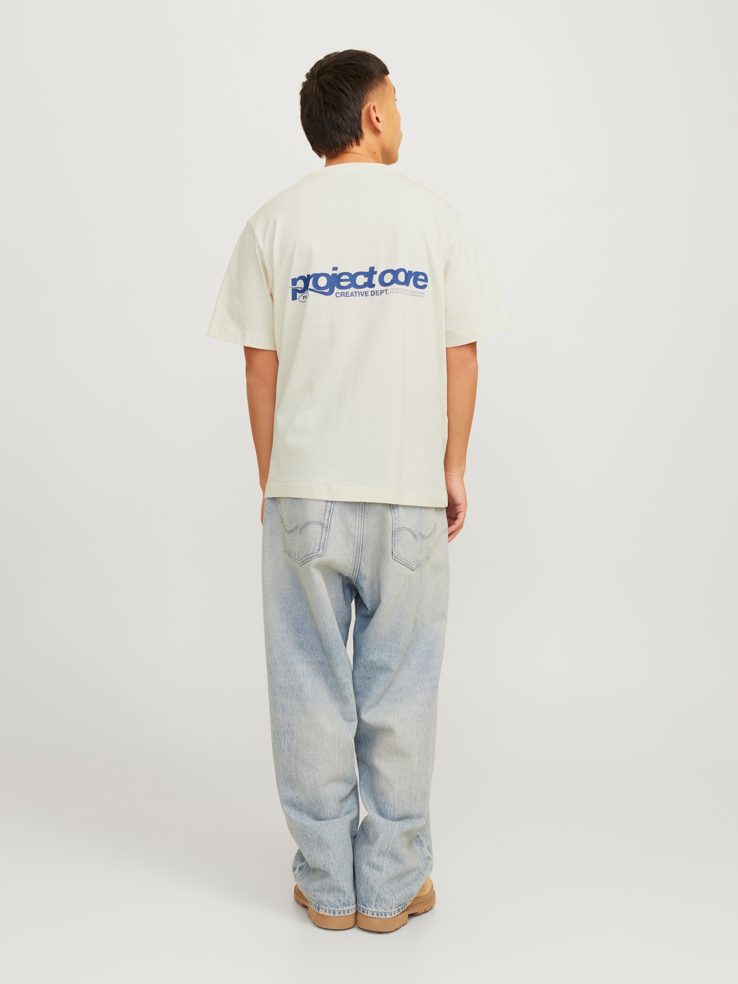 Jack & Jones T-Shirt »JCOUNION BACK PRINT TEE SS CREW NOOS«