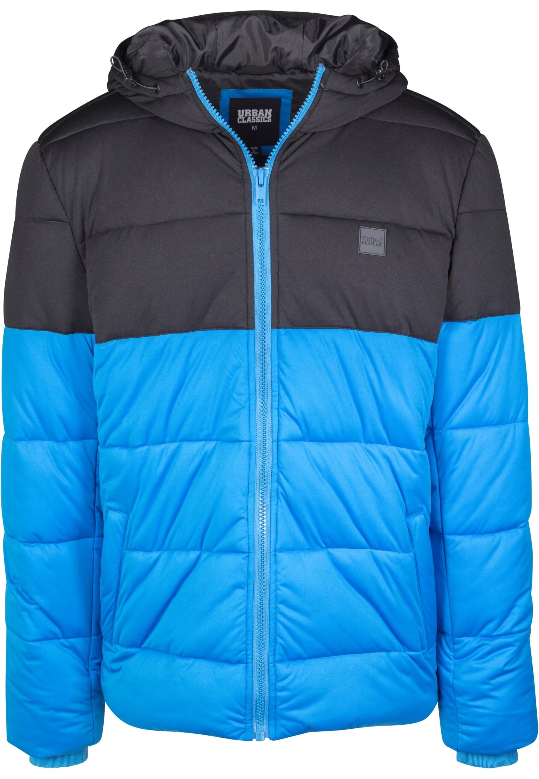 URBAN CLASSICS Winterjacke "Urban Classics Herren Hooded 2-Tone Puffer Jack günstig online kaufen