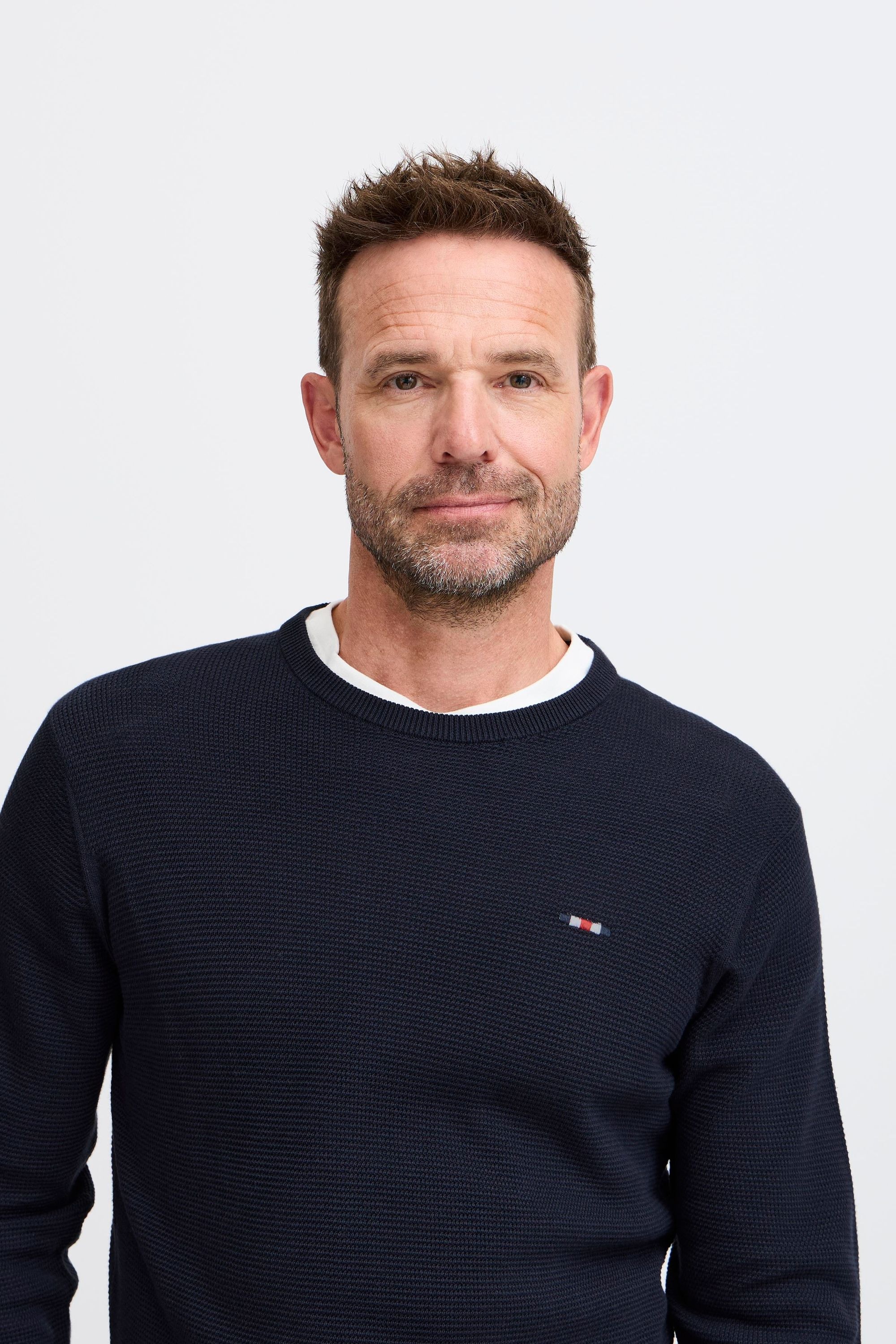 FQ1924 Strickfleece-Pullover »Strickpullover FQKYLE structure crewneck knit«