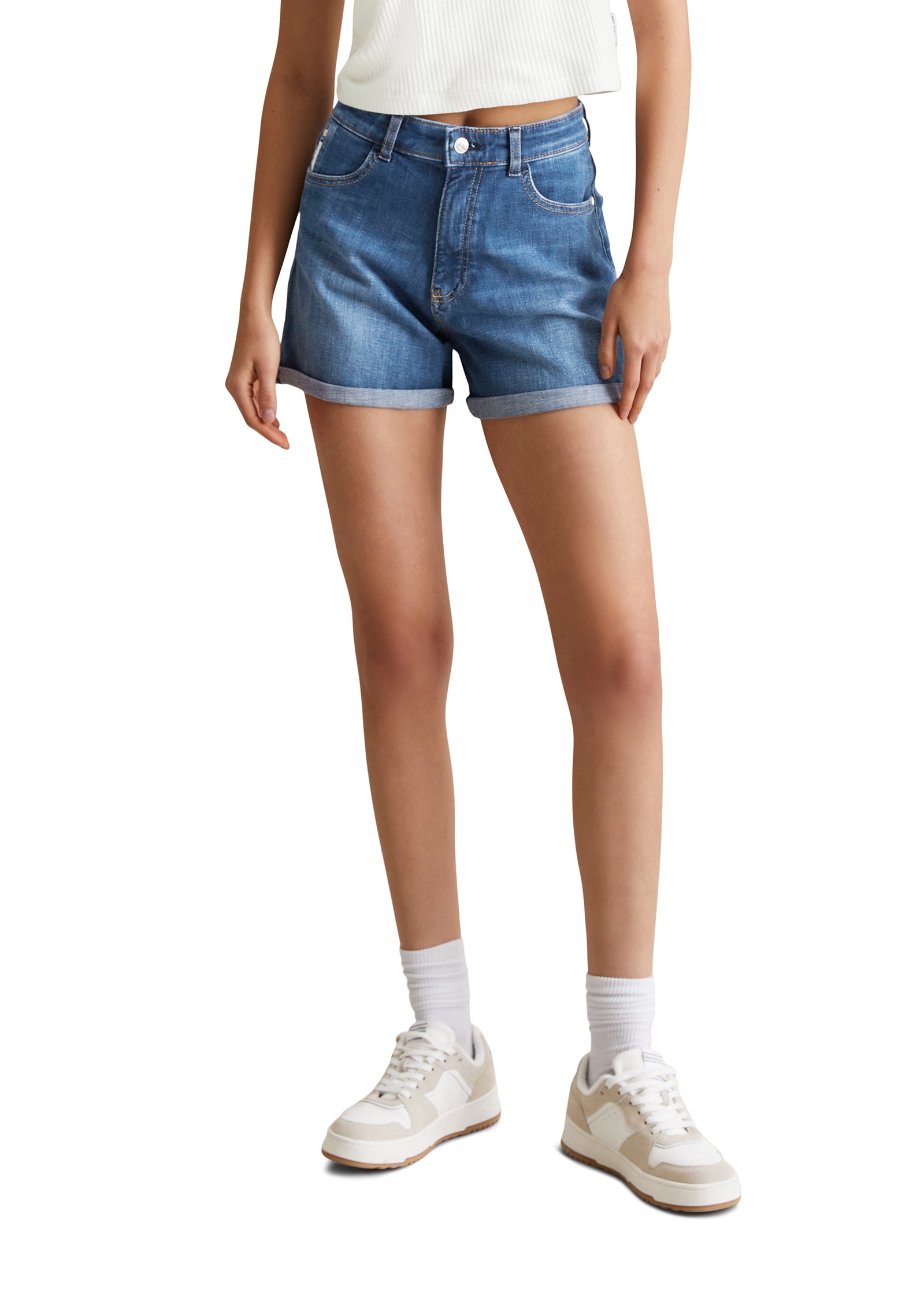 Marc OPolo DENIM Shorts "aus Organic Cotton-Stretch" günstig online kaufen