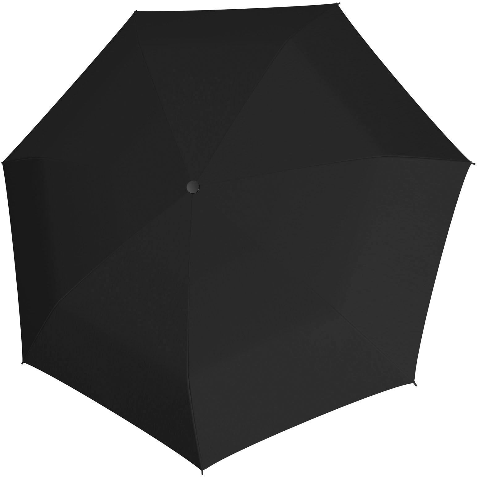 doppler® Taschenregenschirm schwarz« uni, bestellen BAUR | Fun »Fiber