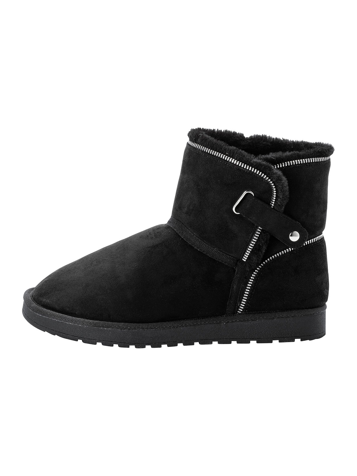 Sheego Stiefelette »Große Größen«, mit seitlichem Riegel und Klett