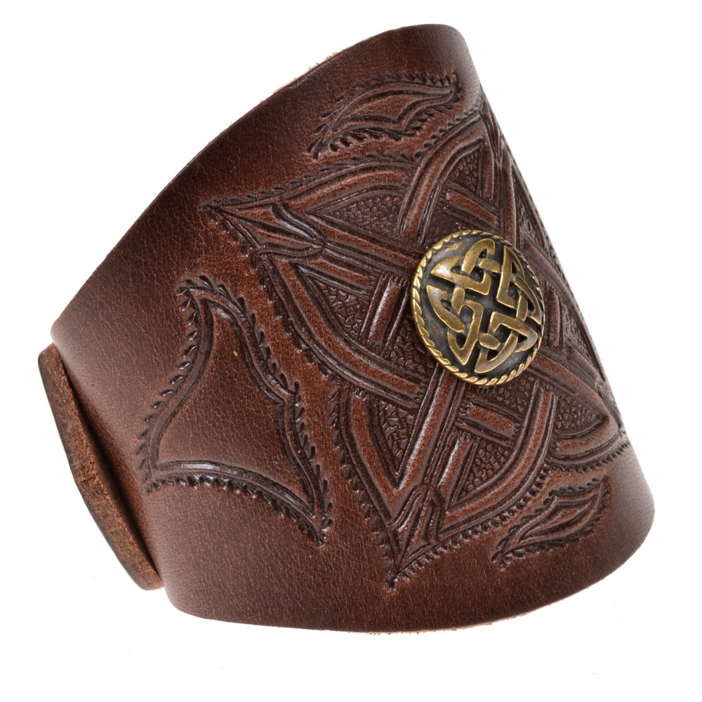 Adelia´s Armband »Wikinger / Mittelalter Armband Armband mit Beschlag Keltisch«, World of the Vikings