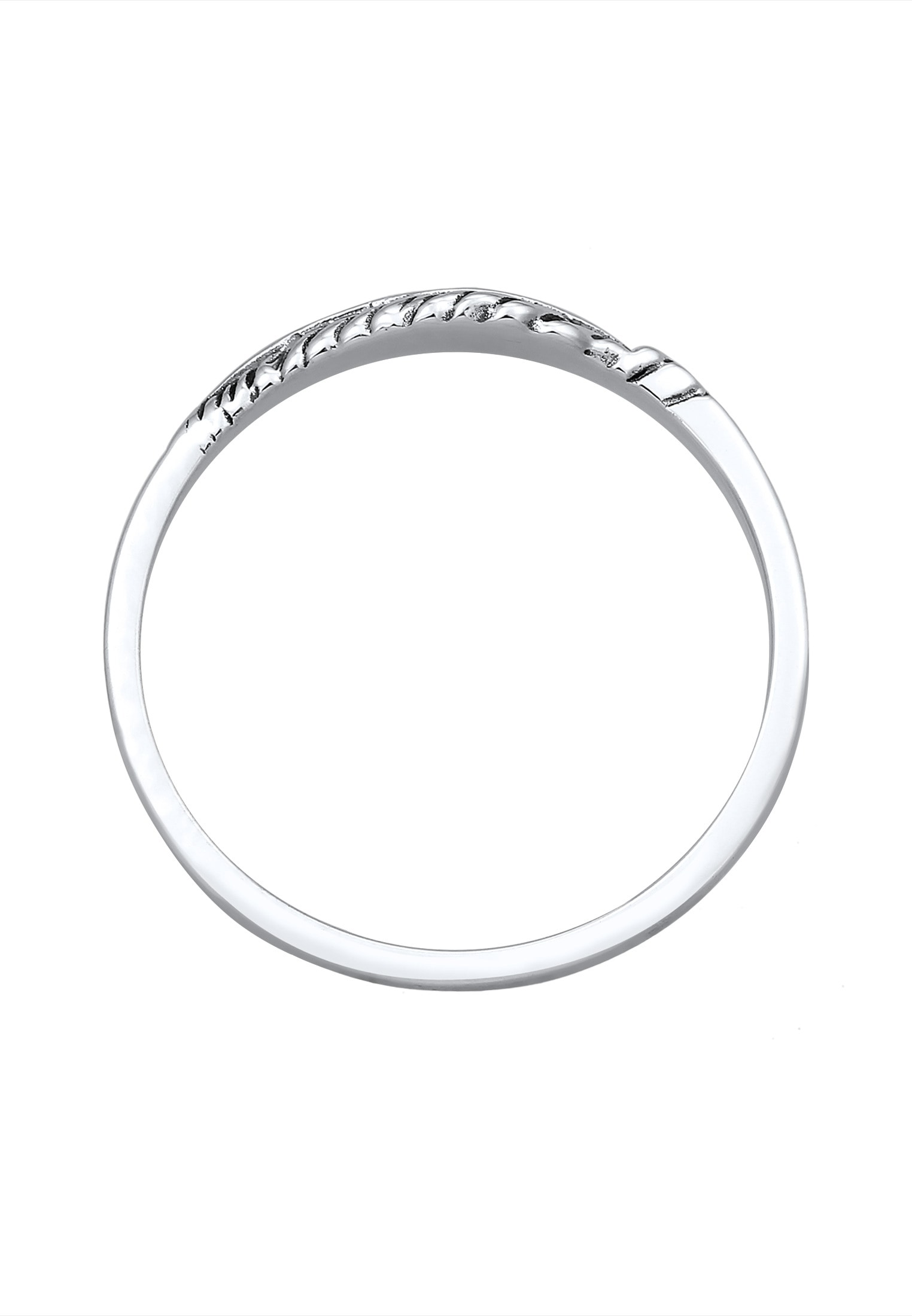 Elli Fingerring »Feder Flügel Boho Trend Festival 925 Silber«