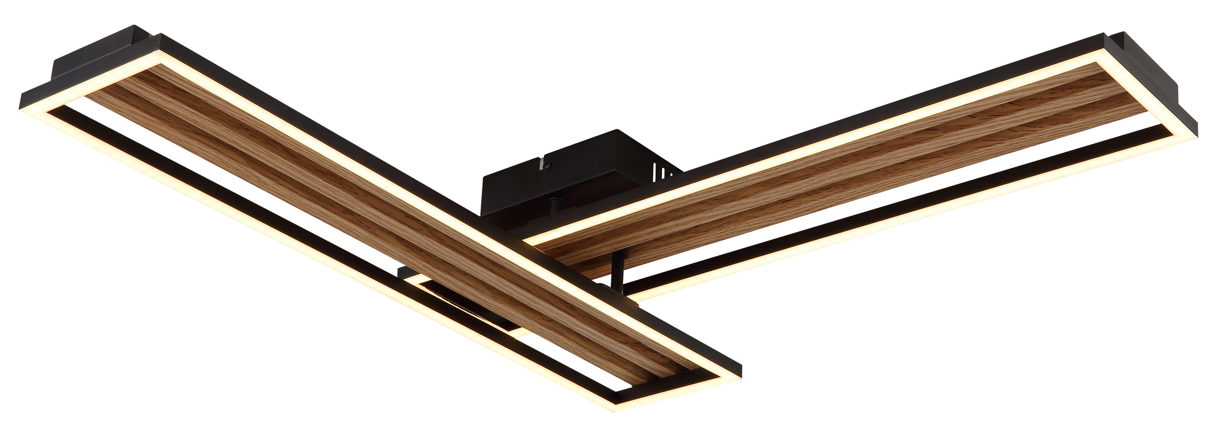 GLOBO LIGHTING Deckenleuchte »DAKARI I« LED-Modul 1 Stk. Warmweiß Deckenlampe Wohnzimmer-Leuchte Schlafzimmer-Leuchte Flur Küche