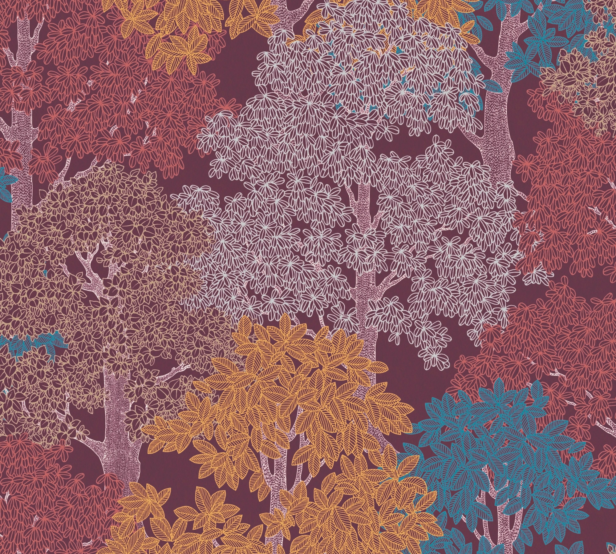 Architects Paper Vliestapete "Floral Impression" Wald botanisch floral glatt Blumentapete Tapete Wald Tapeten Wohnzimmer Schlafzimmer Küche Design