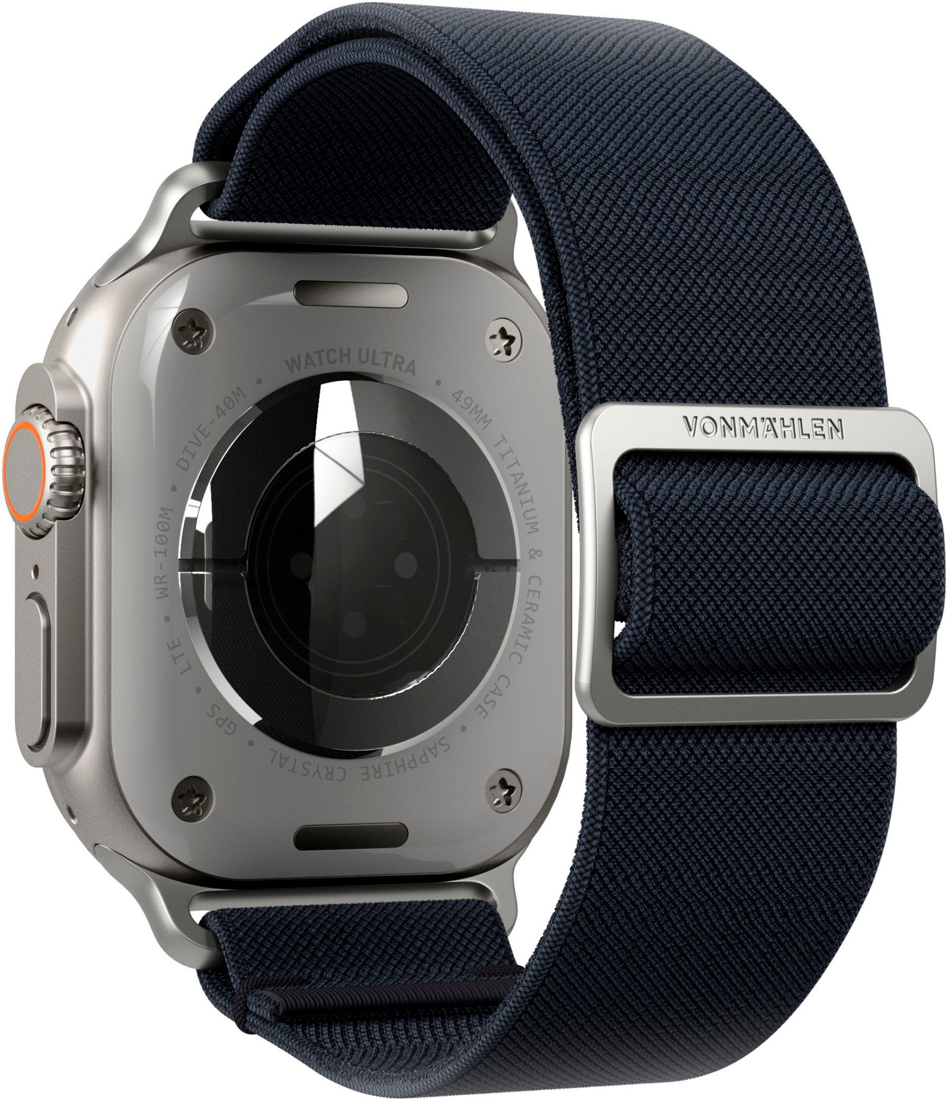 VONMÄHLEN Smartwatch-Armband »Watch Strap - Classic Nylon Loop - Armband für Apple Watch 38/40/41 mm«