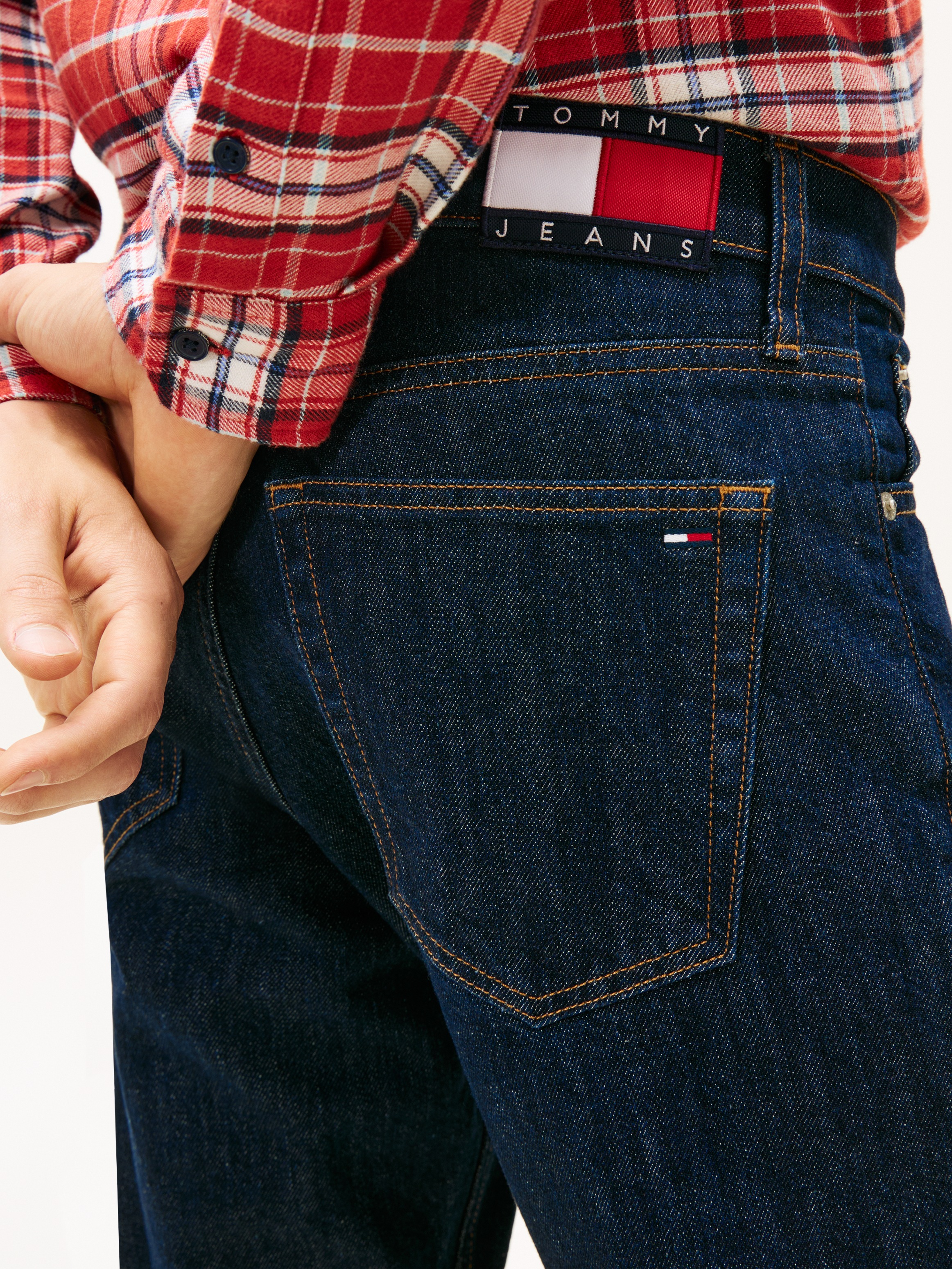 Tommy Jeans Slim-fit-Jeans "Austin Slim Tapered" zum Knöchel hin schmaler w günstig online kaufen