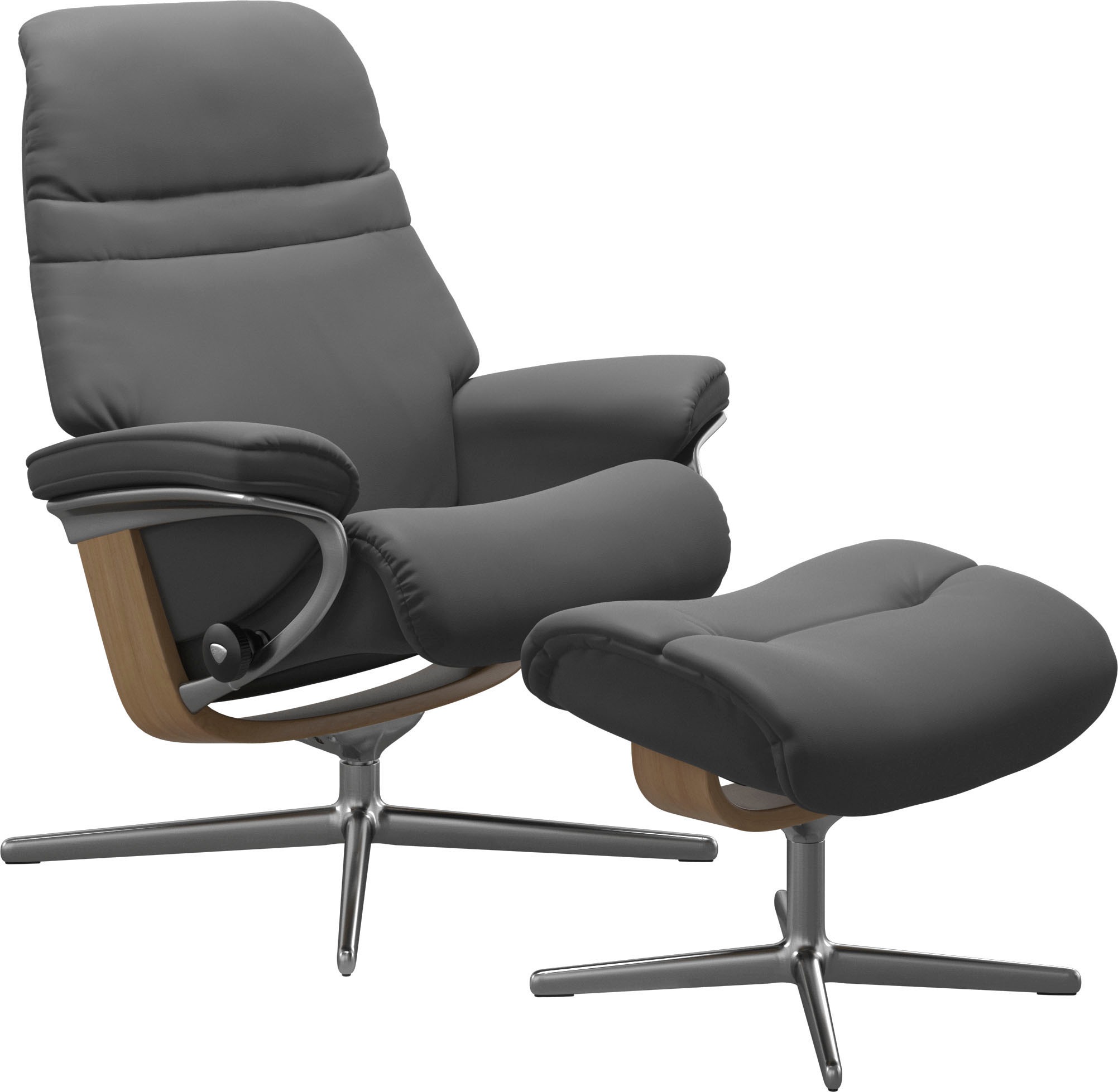 Stressless Relaxsessel "Sunrise", mit Cross Base, Größe S, M & L, Holzakzen günstig online kaufen