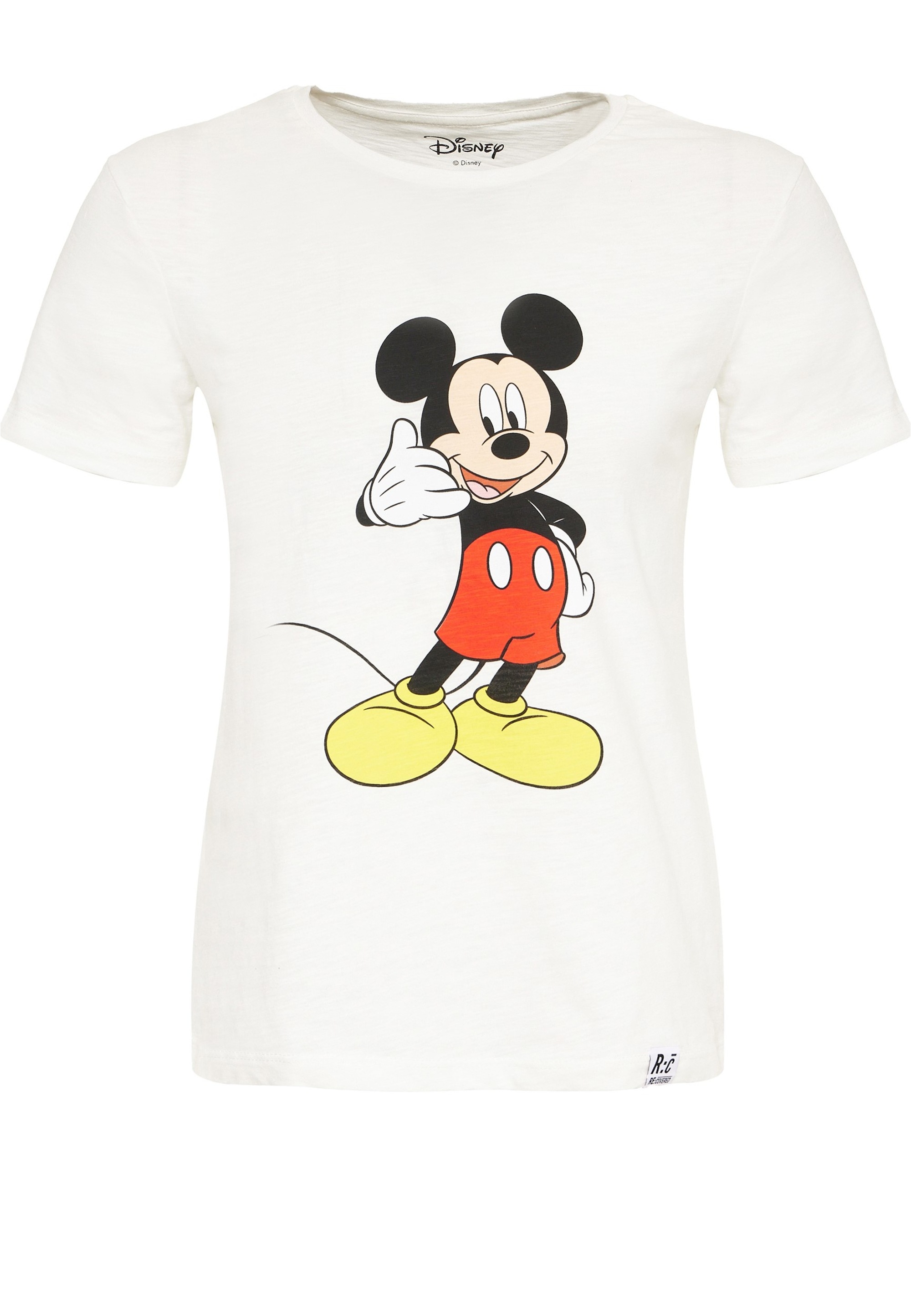 Recovered T-Shirt »Mickey Mouse Phone«, (1 tlg.), mit niedlichem Frontprint