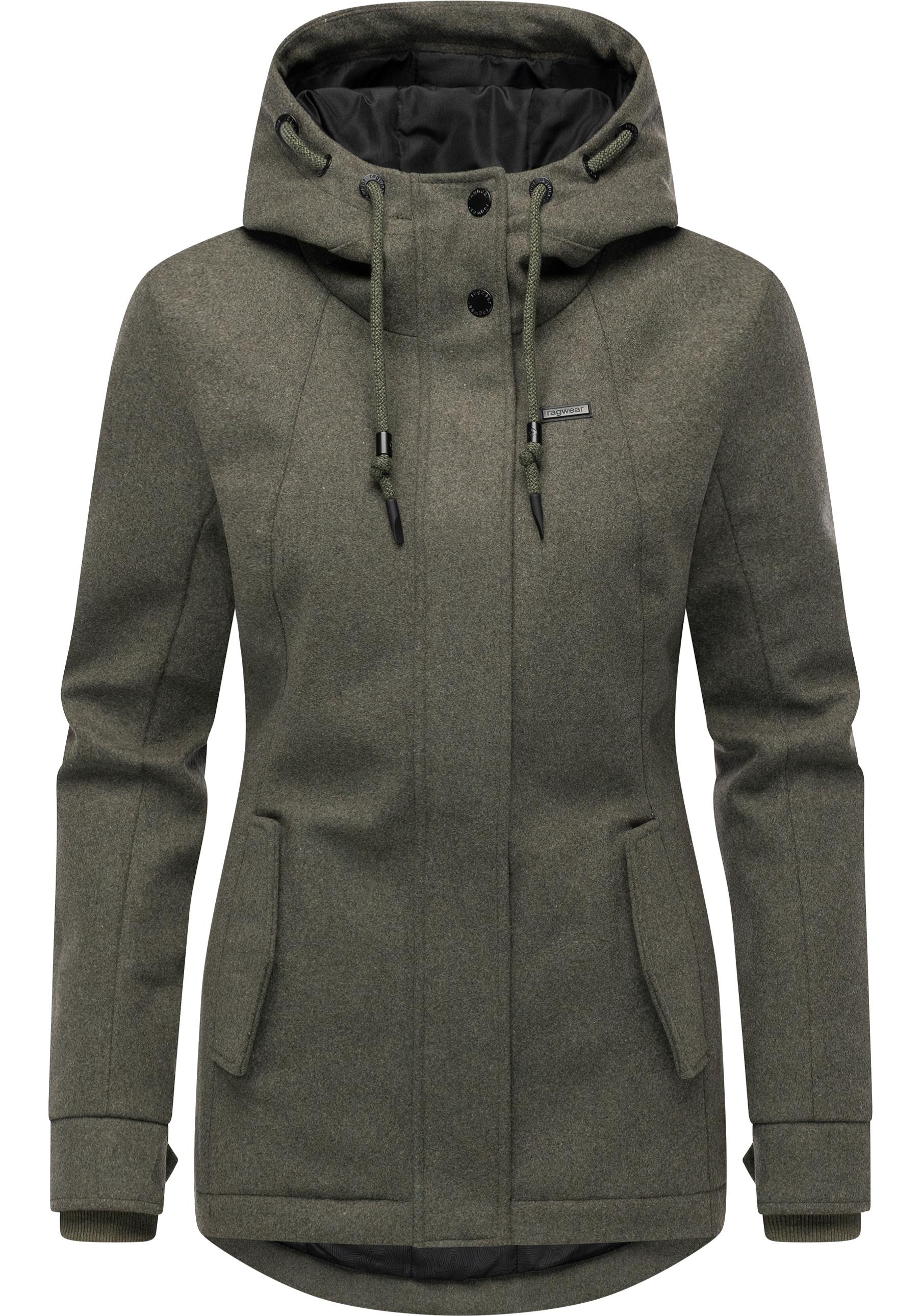 Ragwear Winterjacke "Monadde Felt YOUMODO" mit Kapuze Wasserfeste warme Jacke mit Kapuze