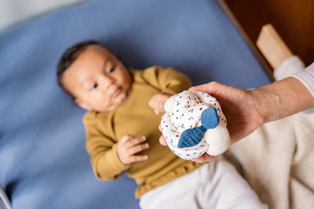 Käthe Kruse Greifspielzeug »Knot Ball, blue«
