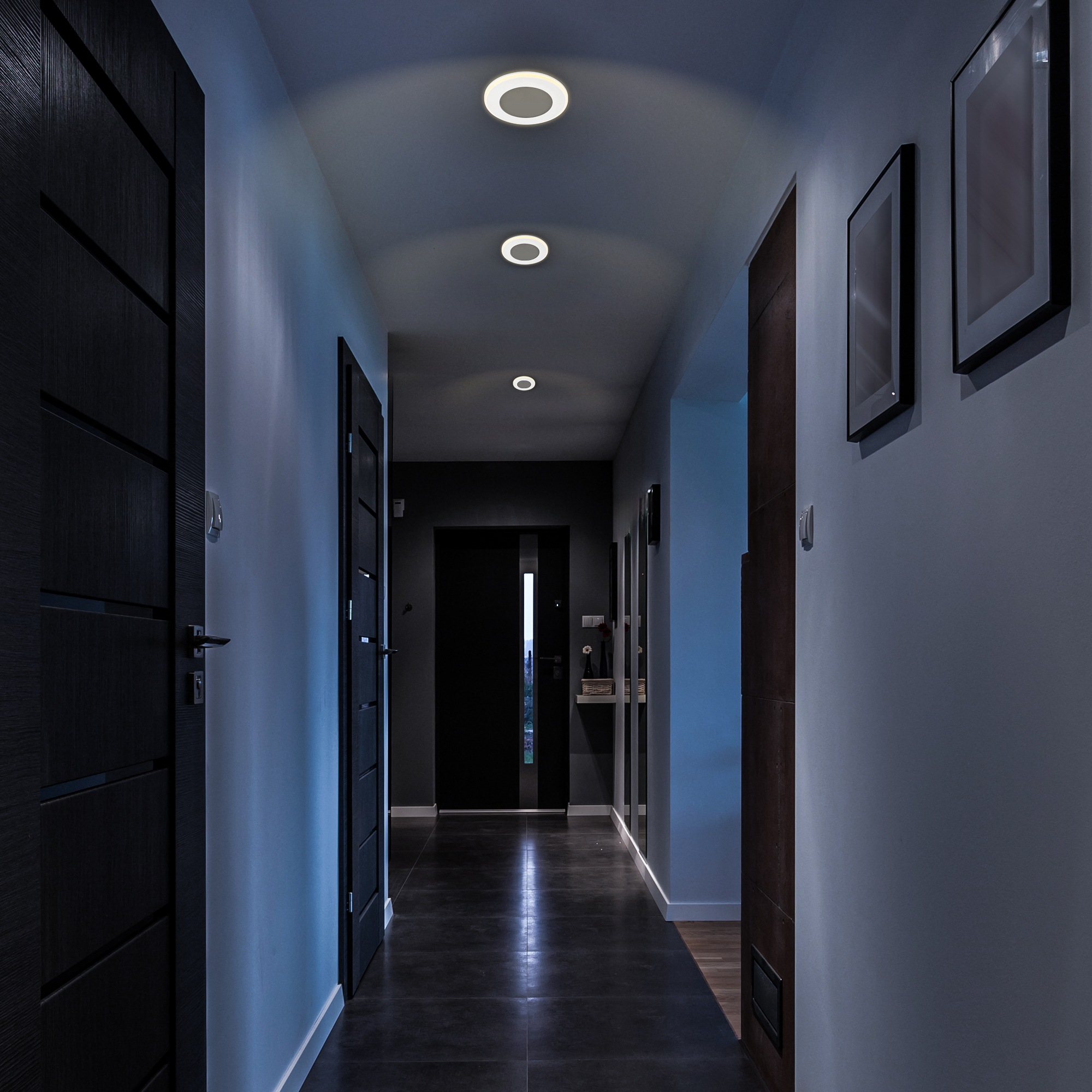 B.K.Licht LED Einbaustrahler »LED Einbauleuchten«, 6 flammig, 6er Set, 93x30 mm, Weiß, je 4,9W, Decke, Wohnzimmer, Flur