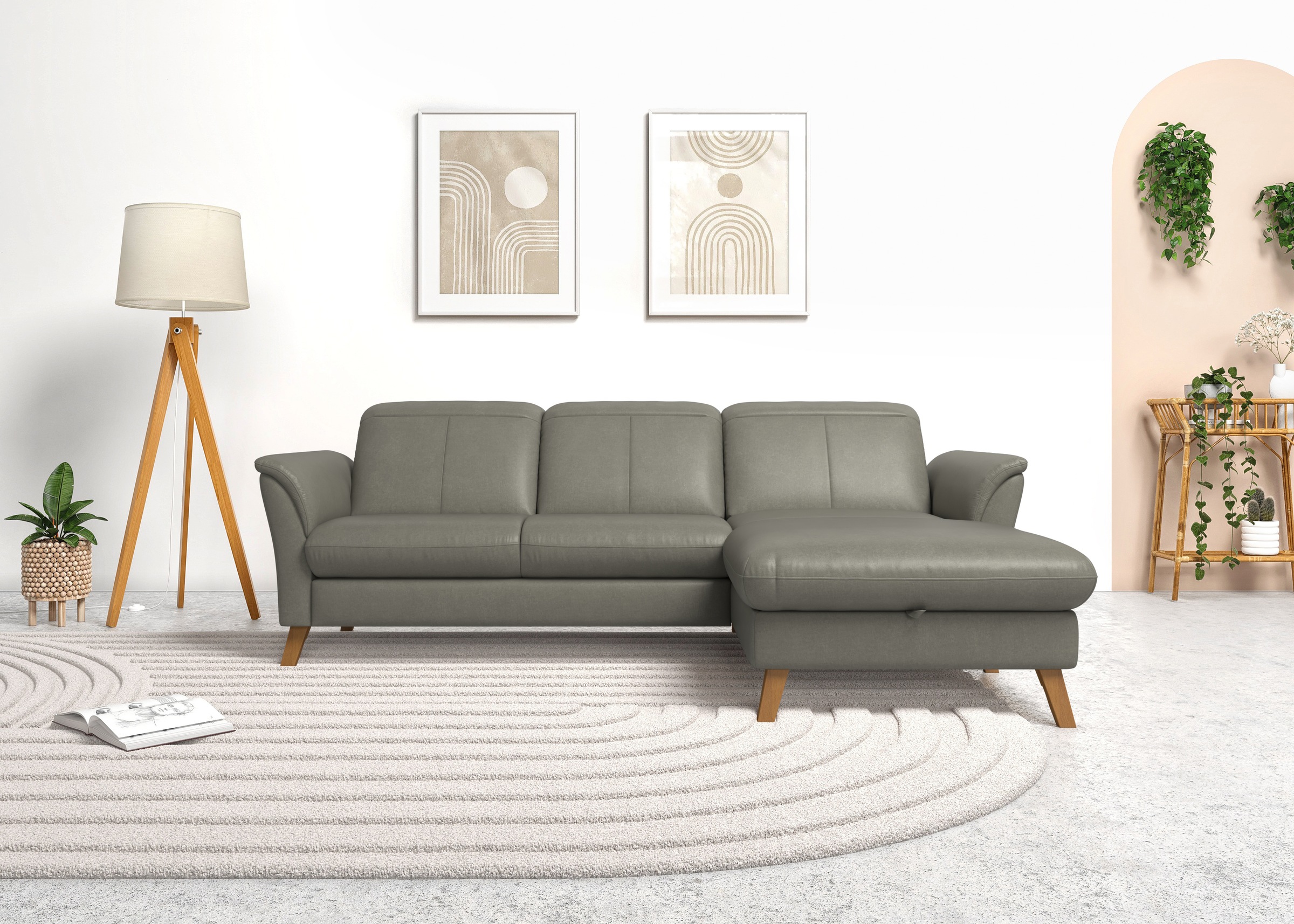 sit&more Ecksofa "Romero L-Form" wahlweise mit oder ohne Relax-Funktion, Be günstig online kaufen