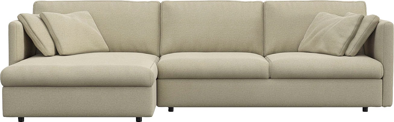 FLEXLUX Ecksofa "Lovane", Weich & anschmiegsam, große Sitztiefe auf Kaltsch günstig online kaufen
