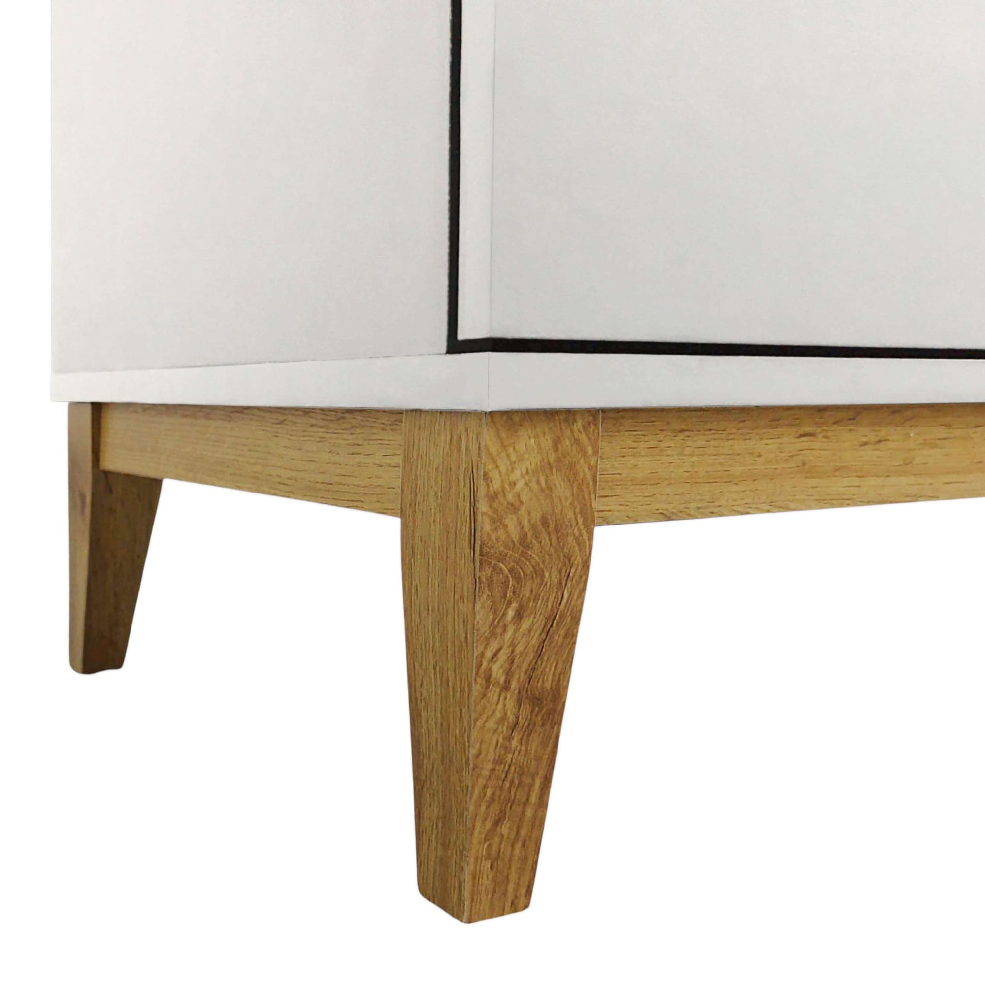 OTTO home Highboard »Maryd« Kommode, Midischrank, m. Glas- u. Holztüren, Einlegeböden, Breite 80cm