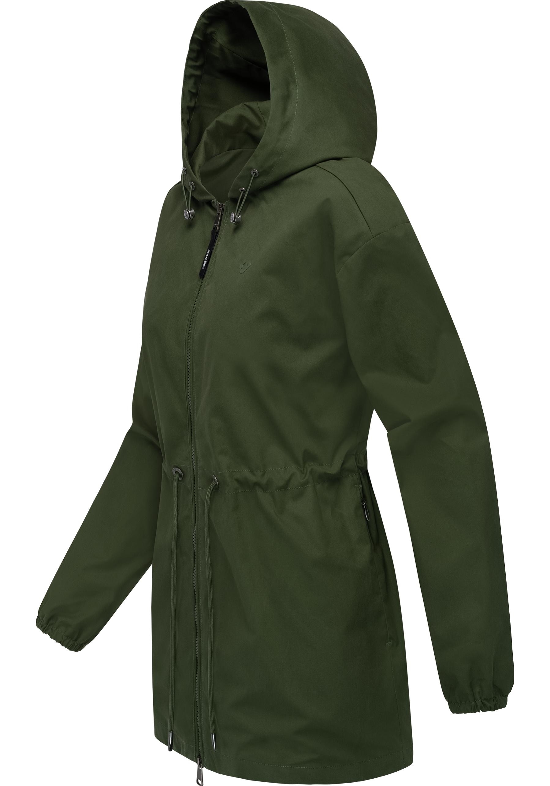 Ragwear Outdoorjacke »Monadissimo B«, mit Kapuze, Leichte Kapuzenjacke mit Taillenzugband