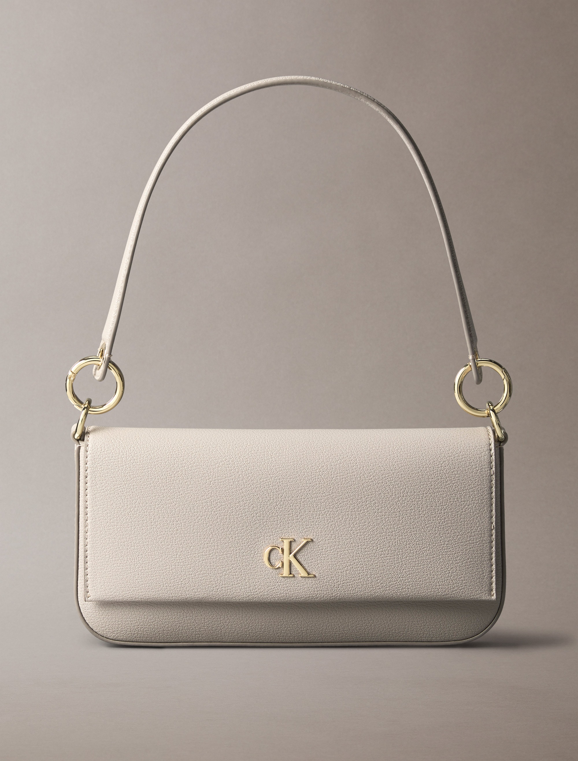 Calvin Klein Jeans Schultertasche "MINIMAL MONOGRAM SHOULDER POUCH" Umhängetasche, Damen Handtasche, Henkeltasche mit CK-Logo